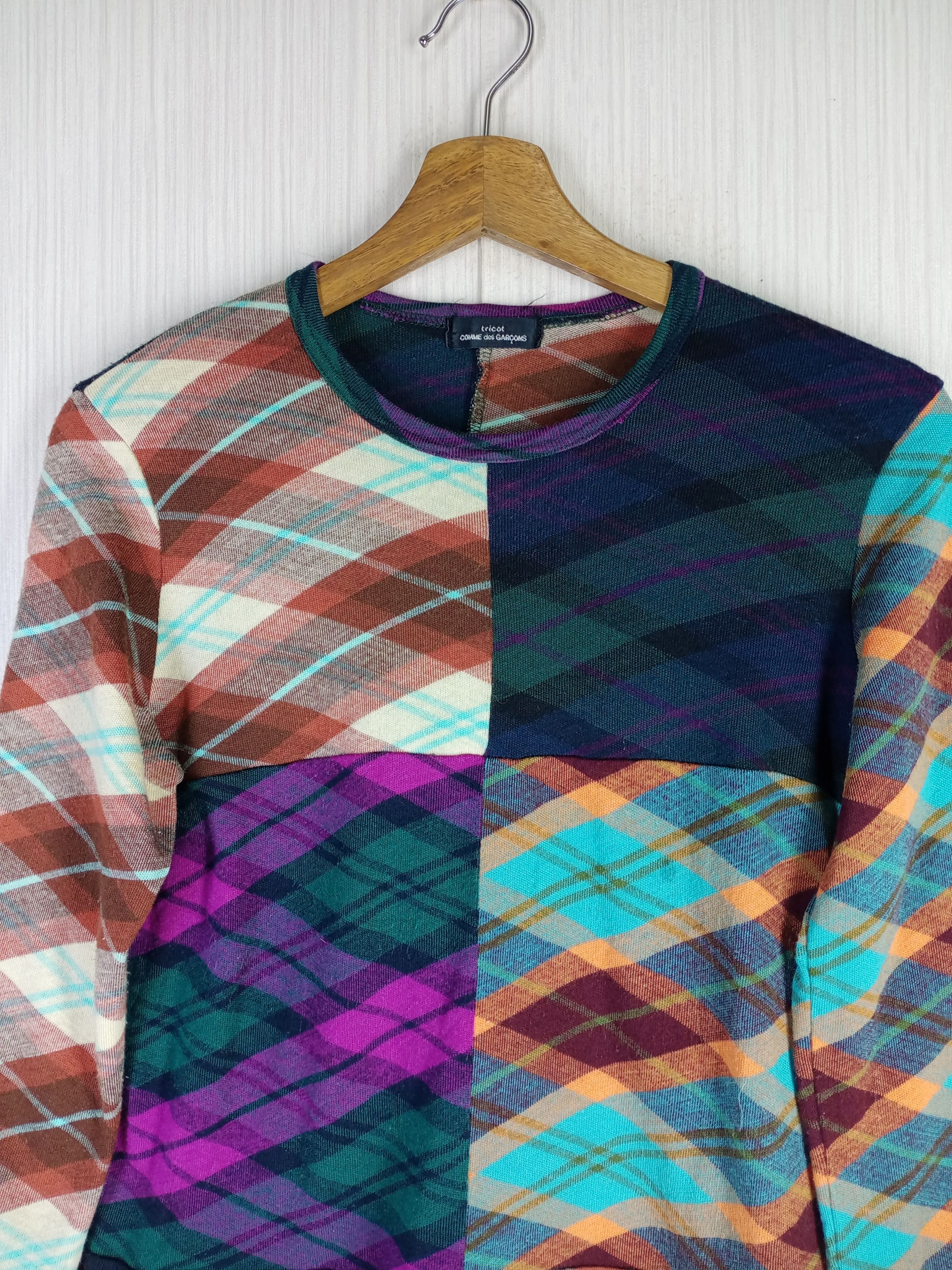 Comme des Garcons Rare Vintage COMME Des GARCONS Patchwork Top Size S / US 4 / IT 40 - 4 Thumbnail