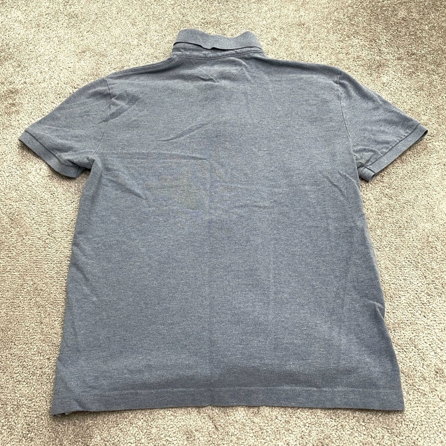 Tommy Hilfiger Tommy Hilfiger Polo Shirt Mens Large Gray Short Sleeve 100% Cotton Regular Fit Button Collar Casual Preppy Golf Tennis Sports Outfit Virginia Size US L / EU 52-54 / 3 - 2 Thumbnail