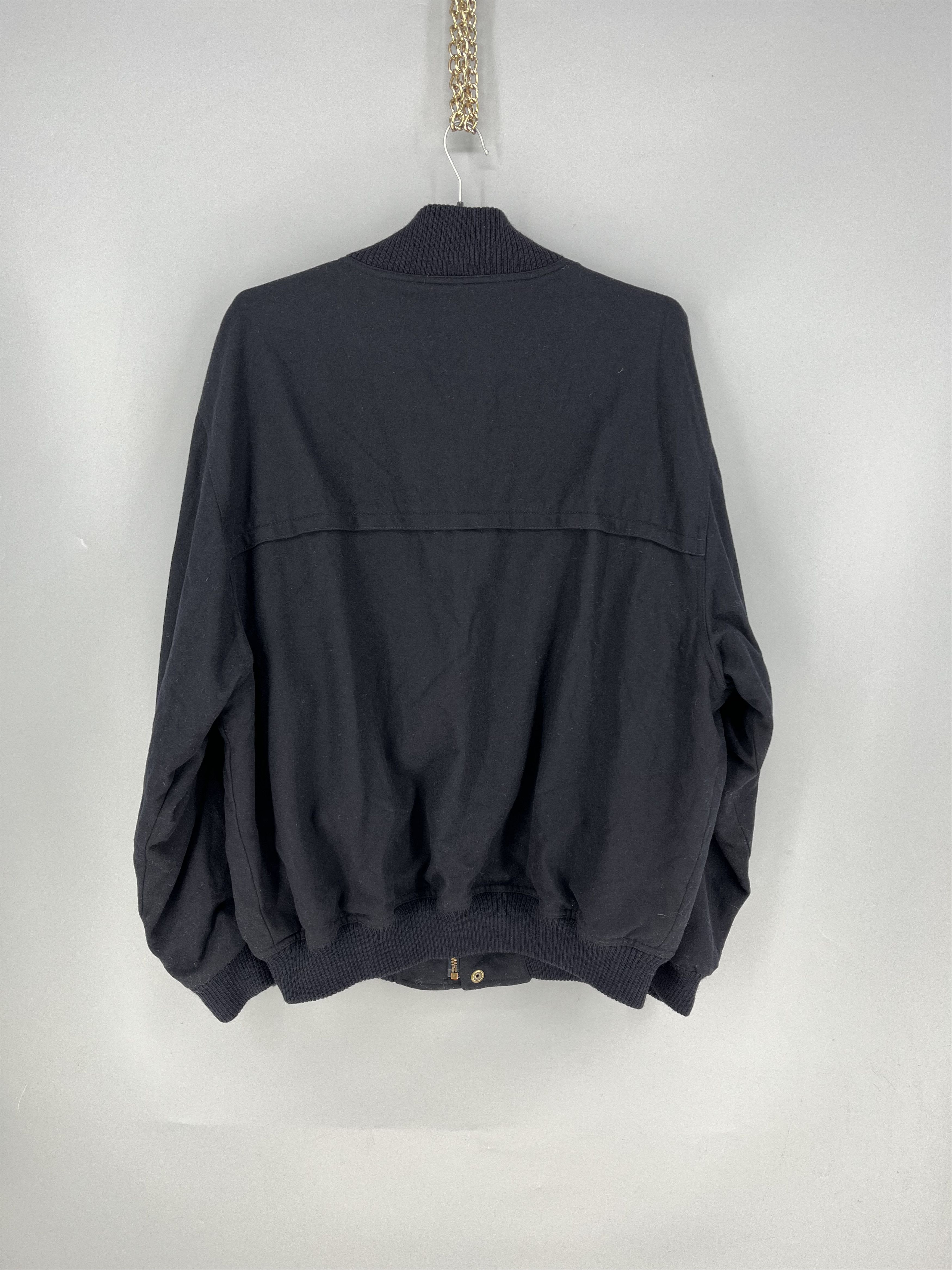 Paul & Shark Vintage Paul & Shark Sailing Navy Blue Bomber Jacket Size US XXL / EU 58 / 5 - 7 Thumbnail