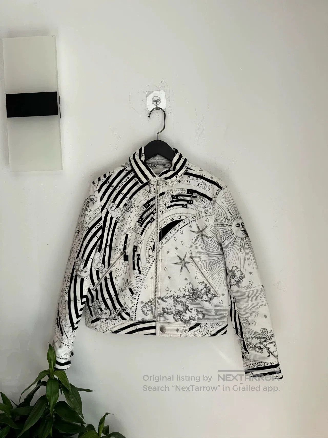 Hermes Hermes Astrology Quilted Cashmere Jacket. Size XS / US 0-2 / IT 36-38 - 1 Thumbnail