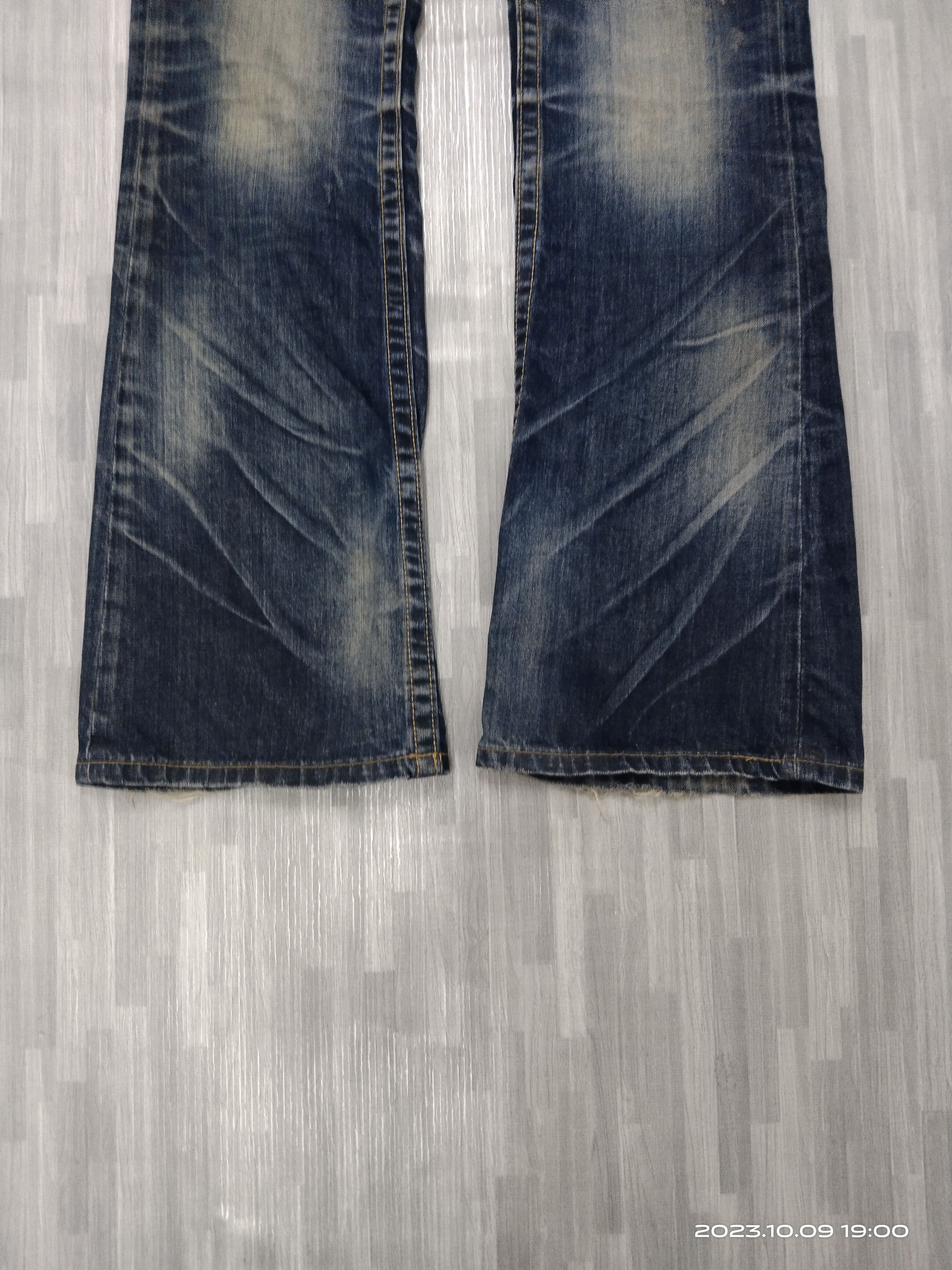 Japanese Brand FLARE SICK LOLITA DENIM PANTS Size US 30 / EU 46 - 6 Thumbnail