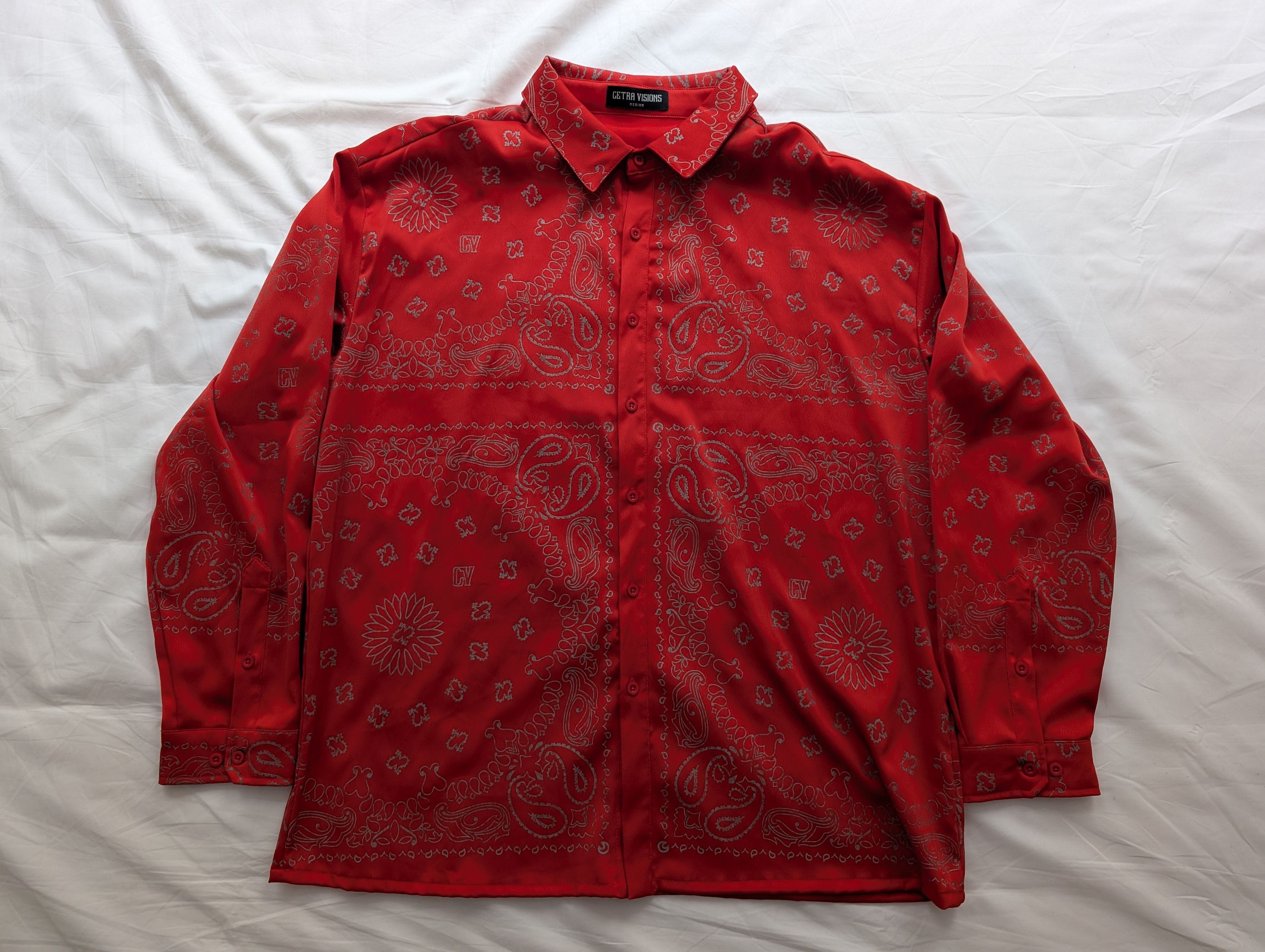 Marino Morwood Marino Morwood Cetra Visions 3M Bandana Button Up Shirt Size US M / EU 48-50 / 2 - 2 Thumbnail