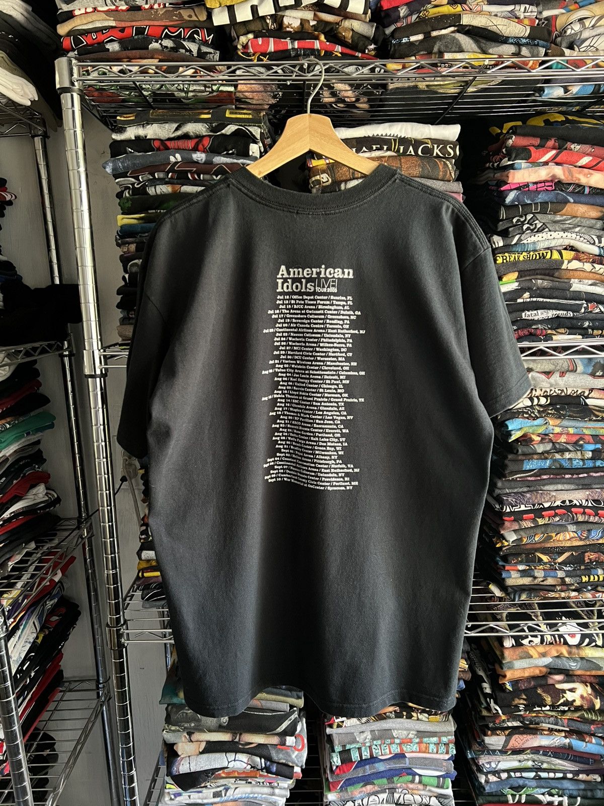 Band Tees 2005 American Idols Live 2005 Tour Series Tee Size US L / EU 52-54 / 3 - 3 Thumbnail