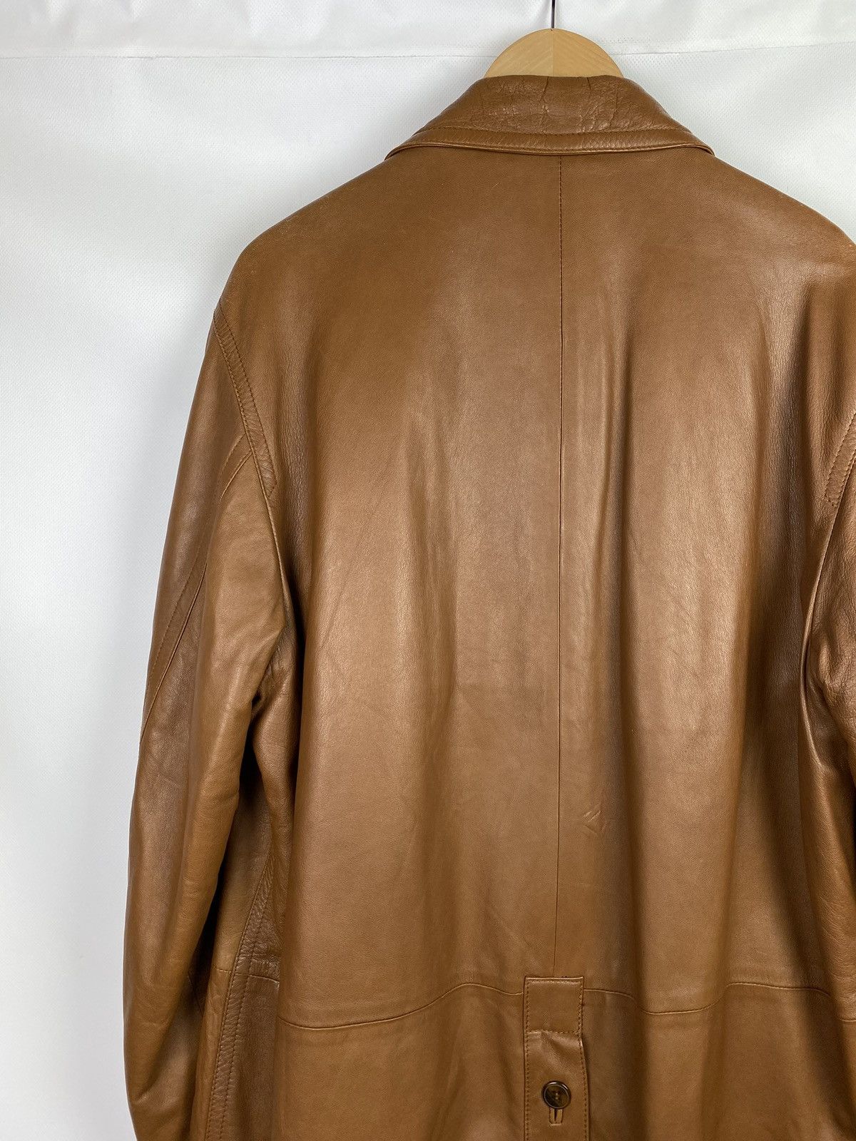 Mandelli Enrico Mandelli vintage real leather men’s coat jacket Size US L / EU 52-54 / 3 - 16 Thumbnail