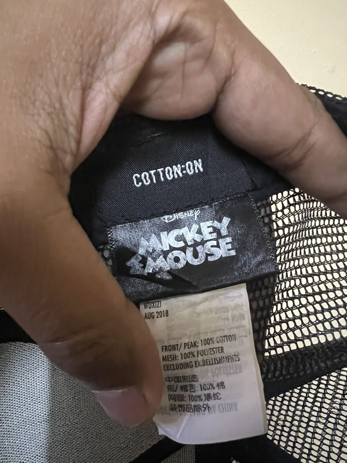 If Six Was Nine H&M Mickey Mouse Trucker Hat Size ONE SIZE - 18 Thumbnail