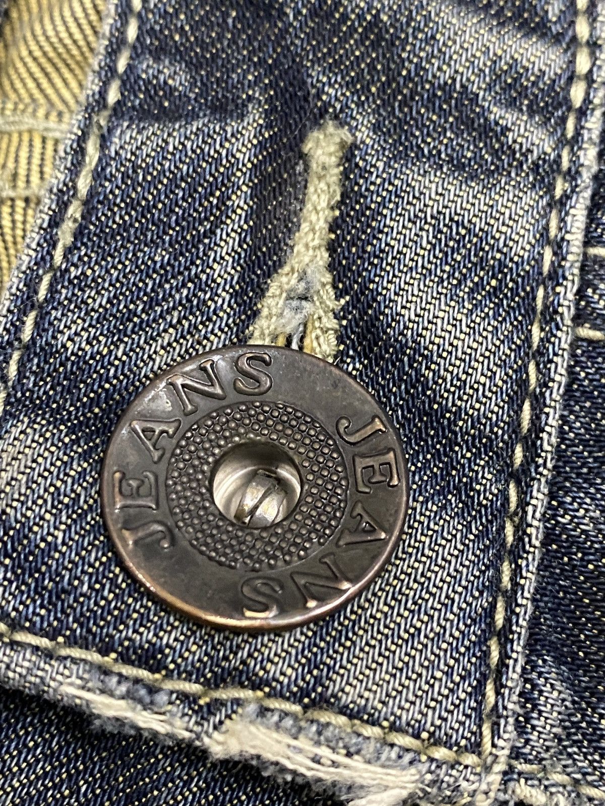 If Six Was Nine Vtg Pomelo Jeans Flared Size US 33 - 14 Thumbnail