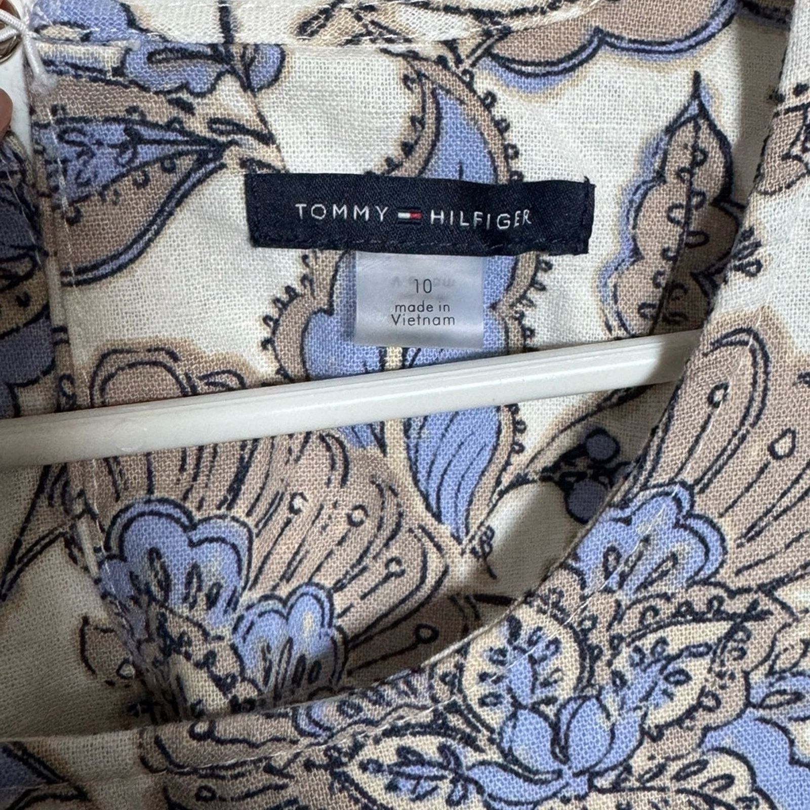 Tommy Hilfiger Tommy Hil. Floral Sleeveless Paisley L Dress Size L / US 10 / IT 46 - 3 Thumbnail