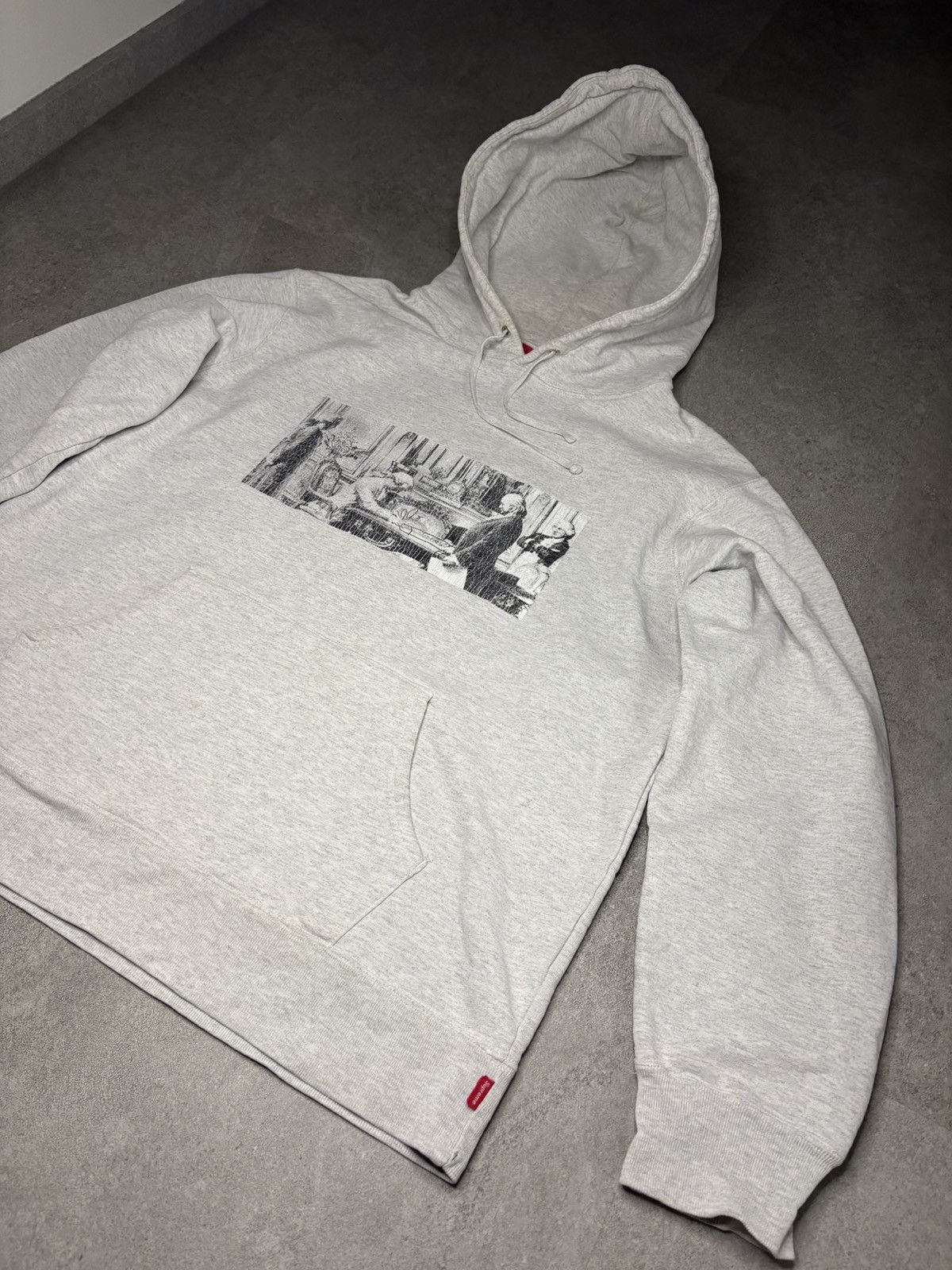 Supreme Supreme Mike Kelley Franklin Signing Hoodie Grey FW18 Size M Size US M / EU 48-50 / 2 - 2 Thumbnail