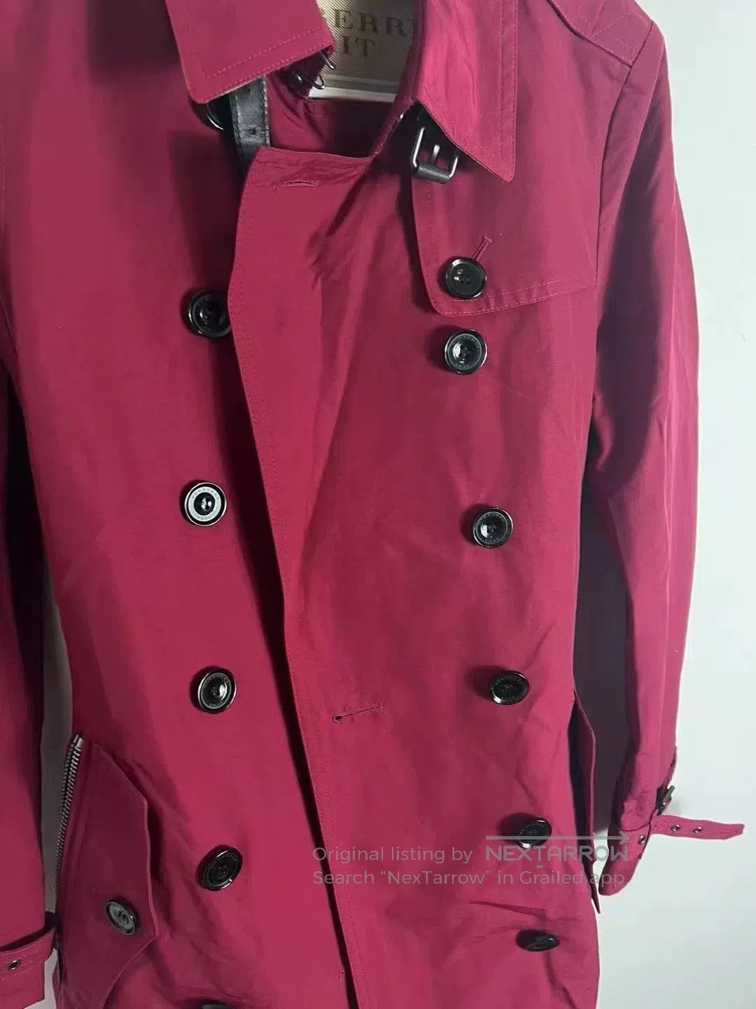 Burberry Burberry Rose Red Trench Coat. Size M / US 6-8 / IT 42-44 - 2 Thumbnail