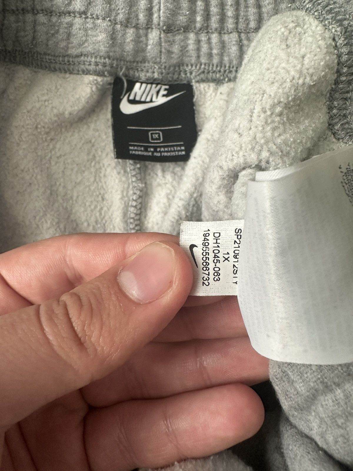 Nike × Nike ACG × Vintage Vintage Nike Swoosh Cotton Baggy Trackpants Y2K XL rap fit Size US 36 / EU 52 - 5 Thumbnail