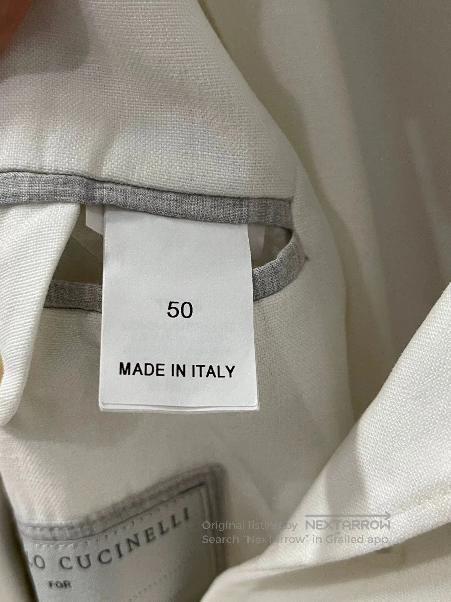 Brunello Cucinelli Brunello Cucinelli White Structured Suit. Size US M / EU 48-50 / 2 - 6 Thumbnail