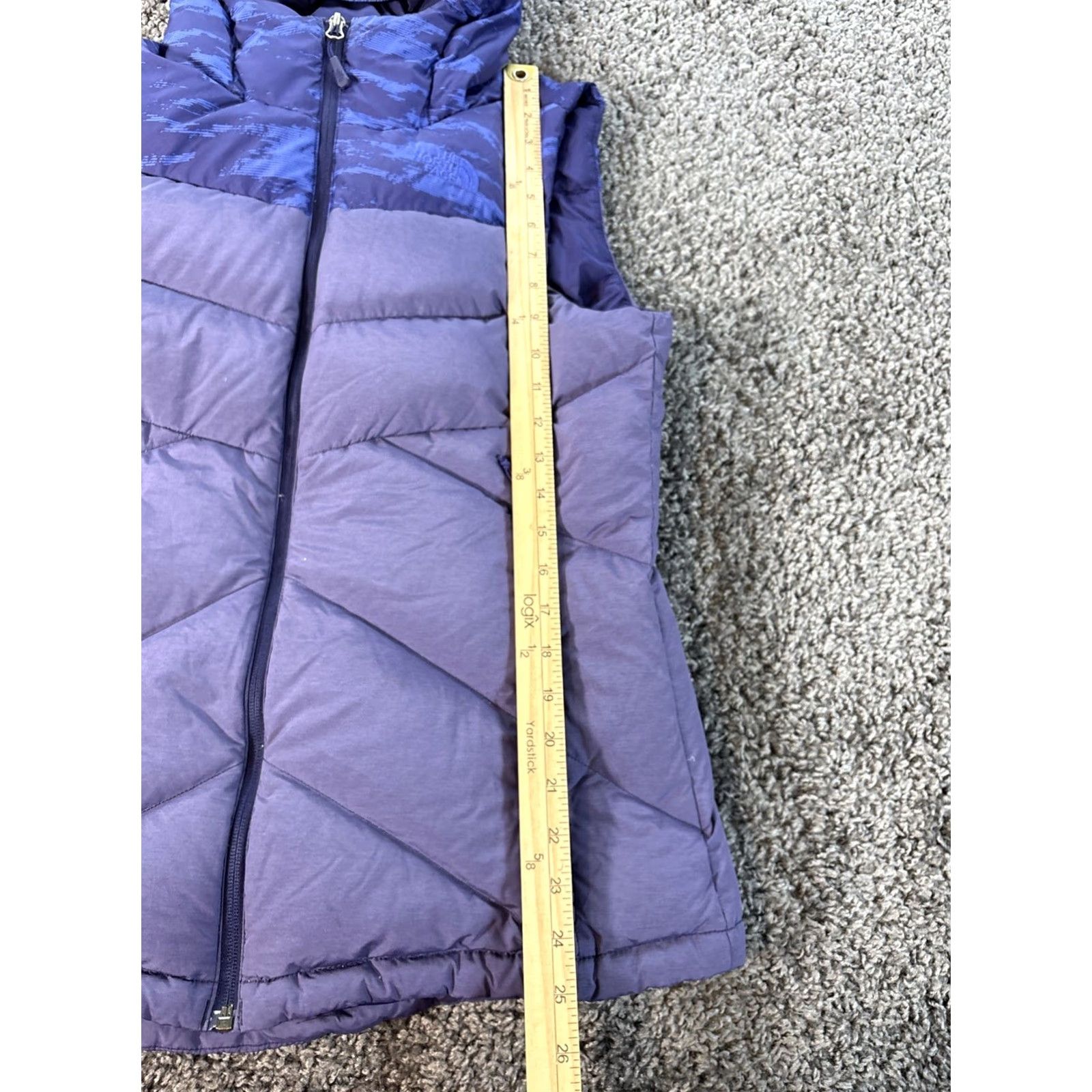 The North Face The North Face Vest Womens M Purple 550 Down Puffer Hooded Vest Zip Sleeveless Quilted Puffer Bodywarmer Zipper Mens? Womens Size M / US 6-8 / IT 42-44 - 2 Thumbnail