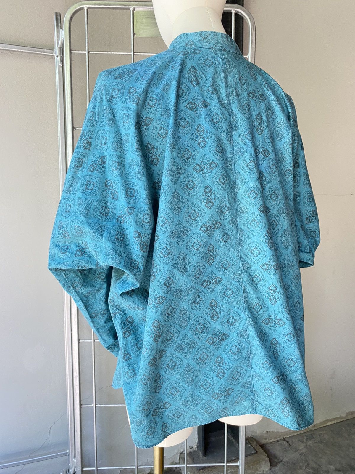 Marithe + Francois Girbaud MARITHE FRANCOIS GIRBAUD Geometric Button-Up Printed Shirt Size US M / EU 48-50 / 2 - 13 Thumbnail