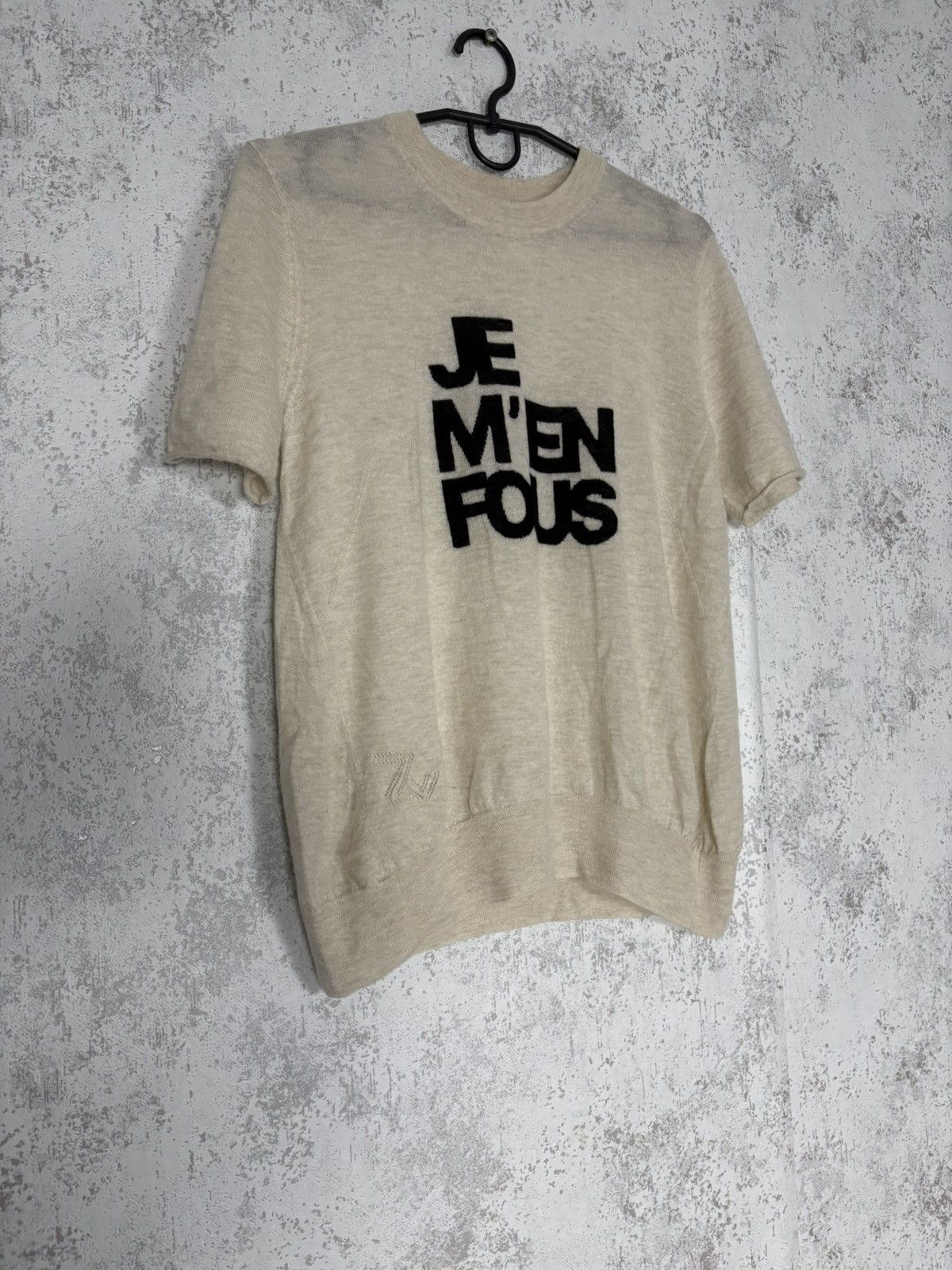 Zadig & Voltaire Zadig & Voltaire Je M’en Fous Cashmere Knit Short Sleeve Top Size M / US 6-8 / IT 42-44 - 2 Thumbnail