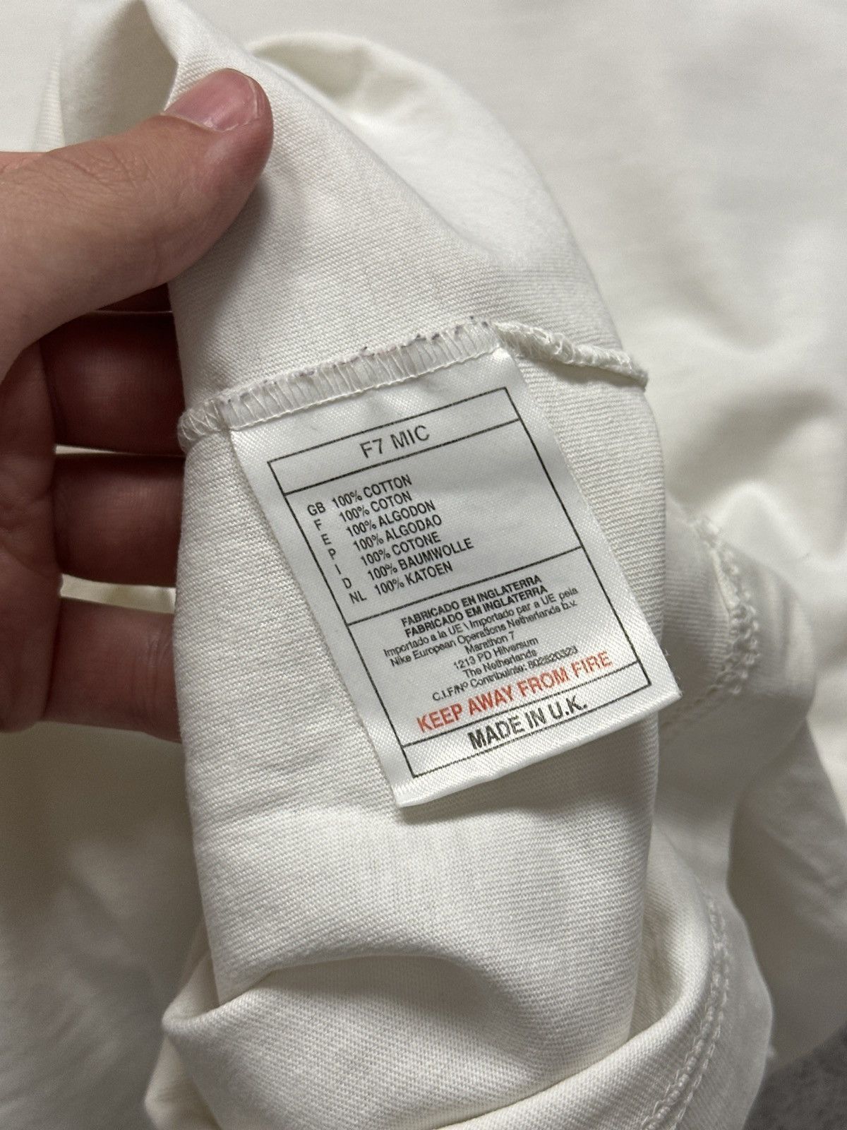 Vintage 90s Nike White T Shirt Tee Small Logo Rare