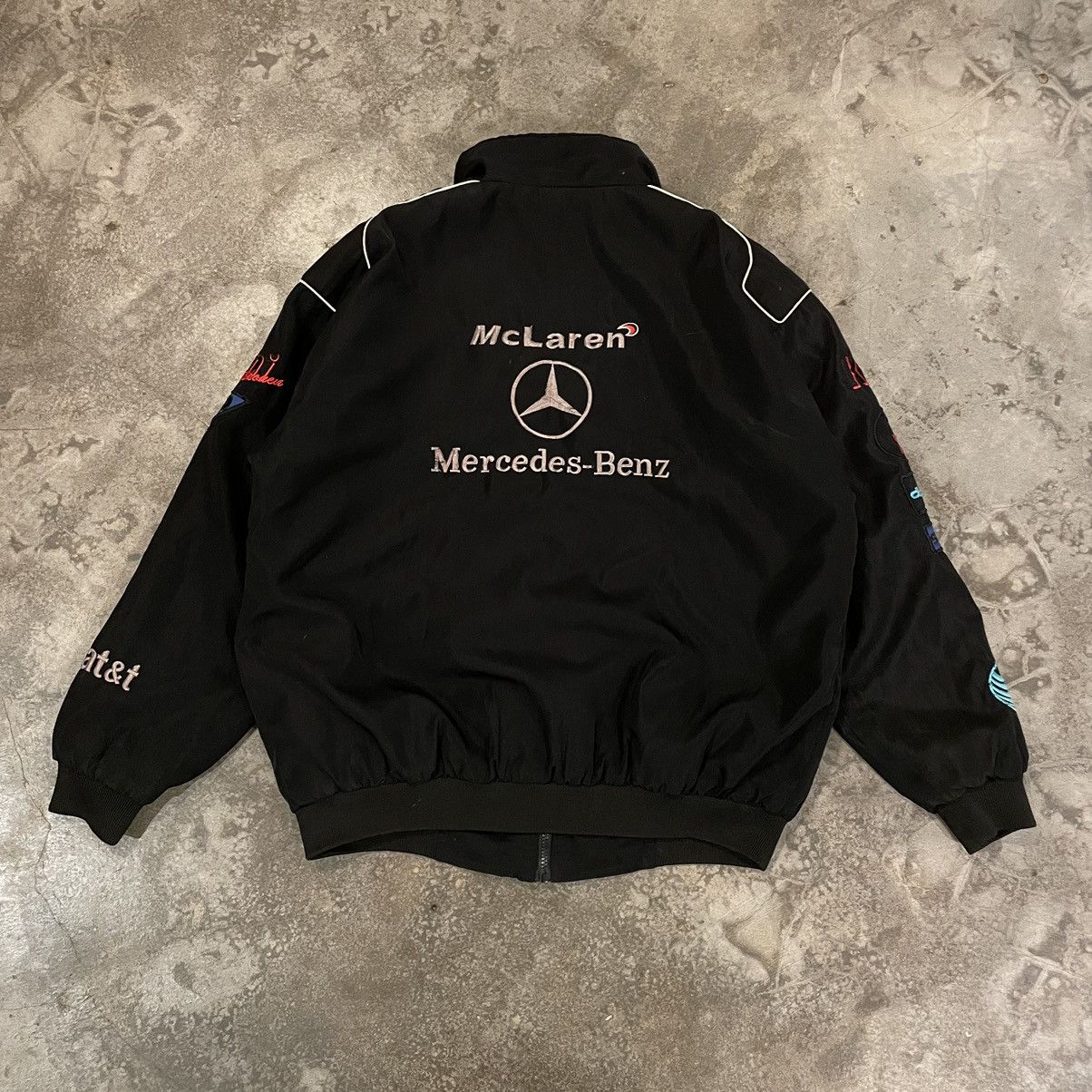 Mercedes-Benz × Vintage Mercedes Benz McLaren Vintage Racing Jacket Og Hype Y2k Rare Size US L / EU 52-54 / 3 - 3 Thumbnail