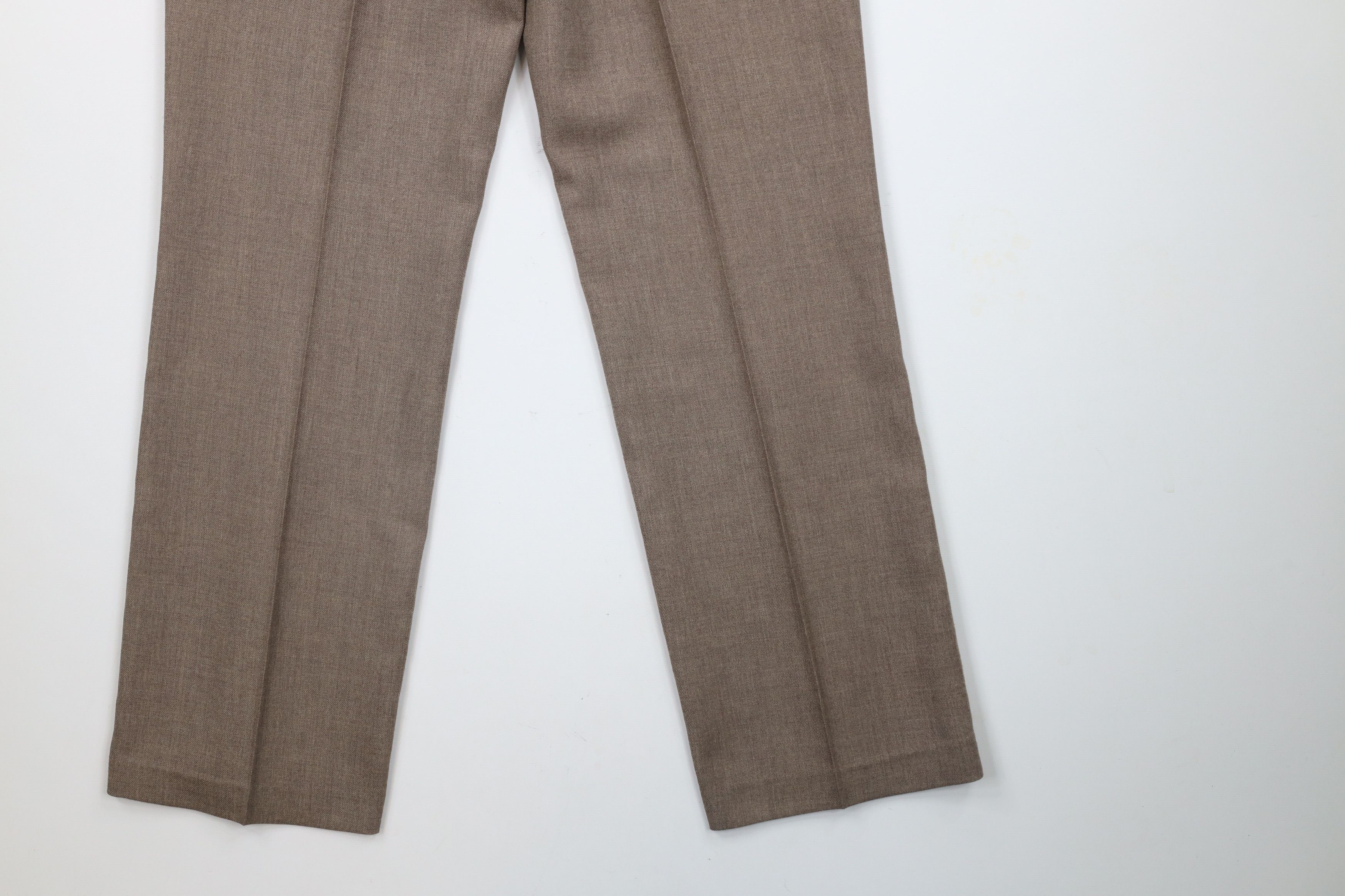Vintage Vintage 70s Streetwear Knit Wide Leg Chinos Pants Brown Size US 30 / EU 46 - 10 Thumbnail
