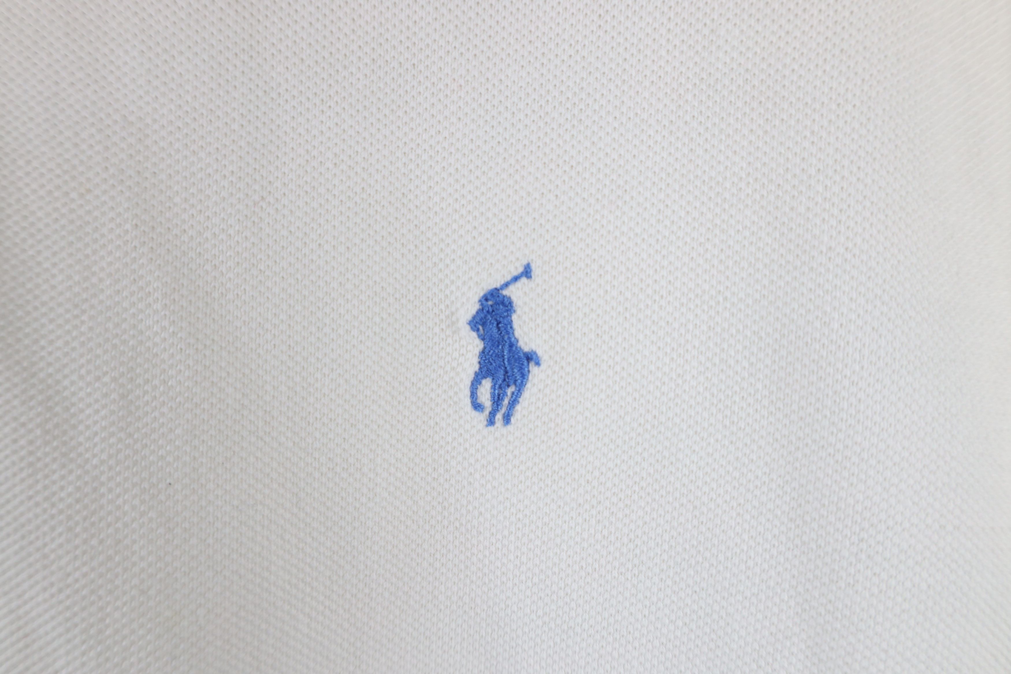 Ralph Lauren × Vintage Ralph Lauren Golf Knit Half Zip Long Sleeve Polo Shirt Size M / US 6-8 / IT 42-44 - 5 Thumbnail