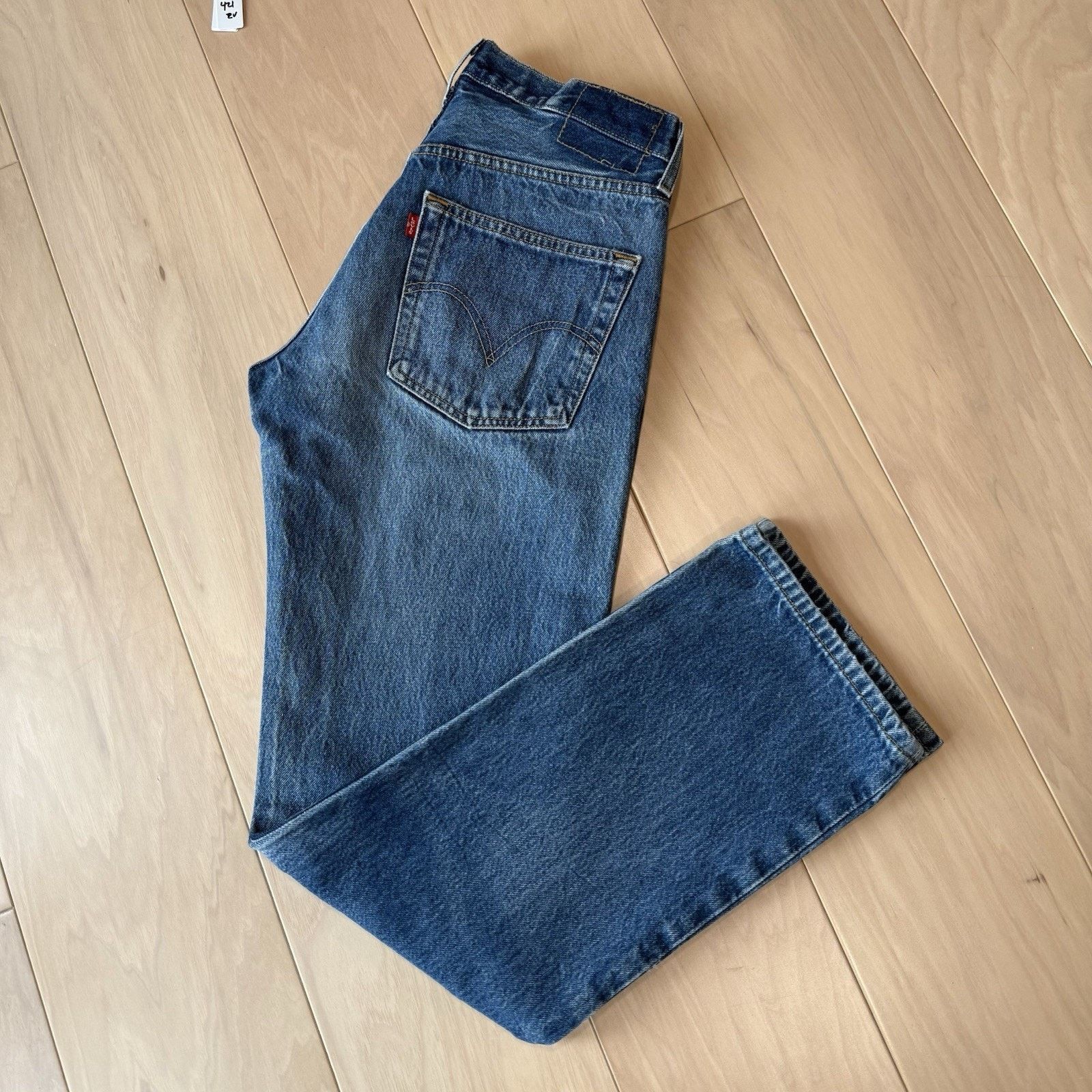 Levi's × Vintage Vintage Levis 501 Jeans 30 Blue Medium Wash Straight Denim Size US 30 / EU 46 - 11 Thumbnail