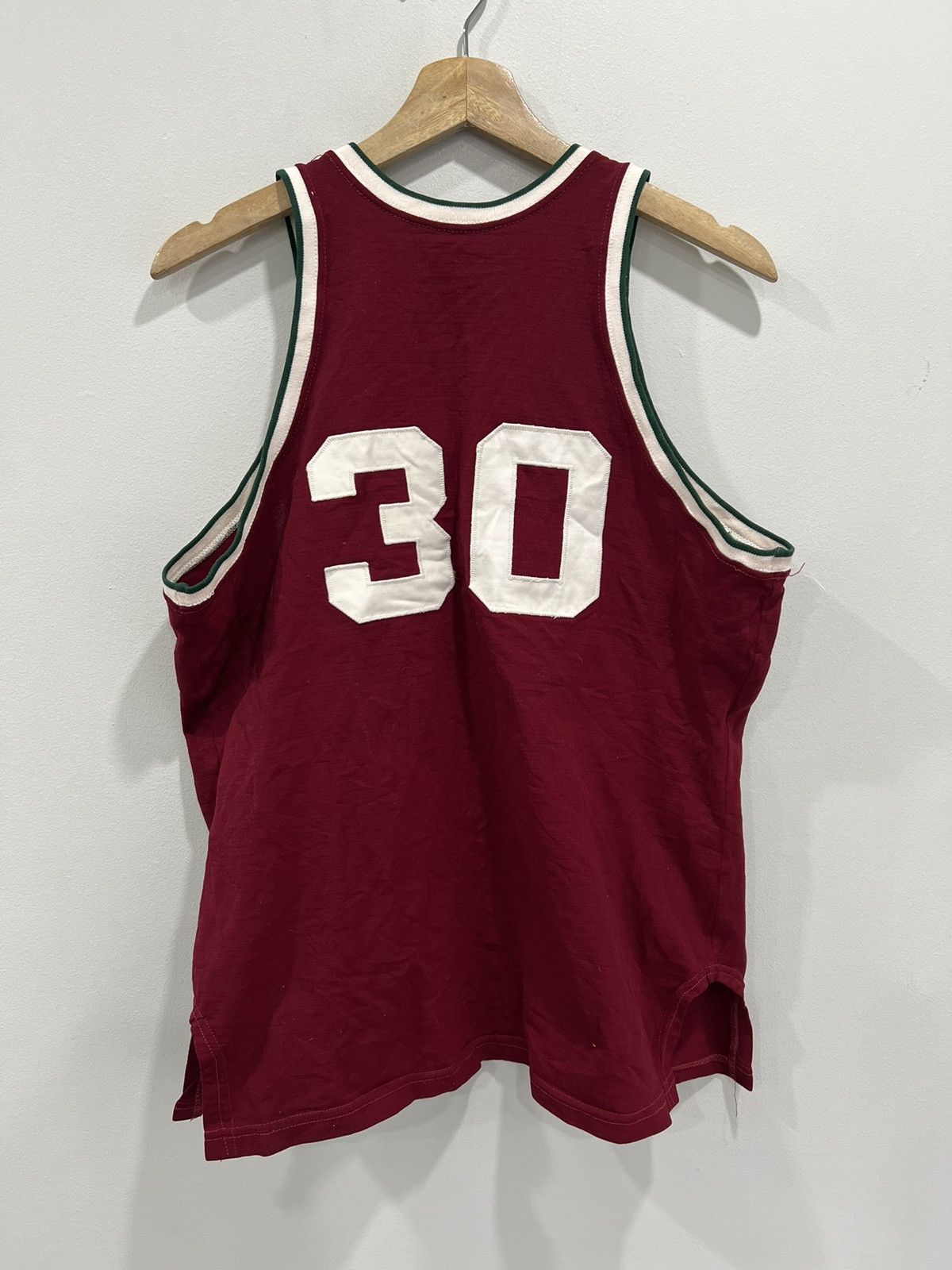 Vintage Vintage 60s 70s Sand Knit Basketball Jersey Wwgb Size US M / EU 48-50 / 2 - 2 Thumbnail