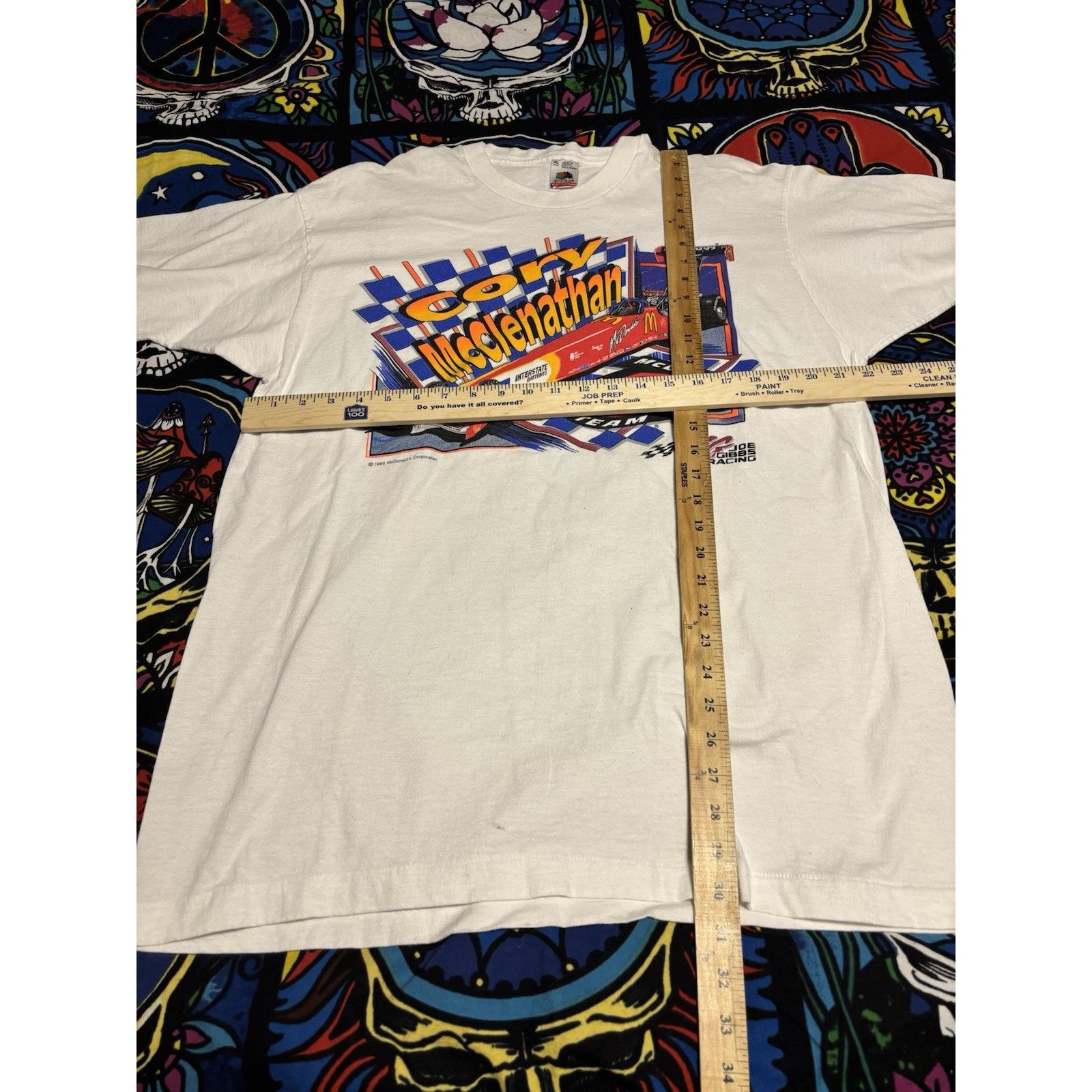 The Unbranded Brand NASCAR Drag Racing Corey Mcclenton White Multicolor XL Size US XL / EU 56 / 4 - 5 Thumbnail