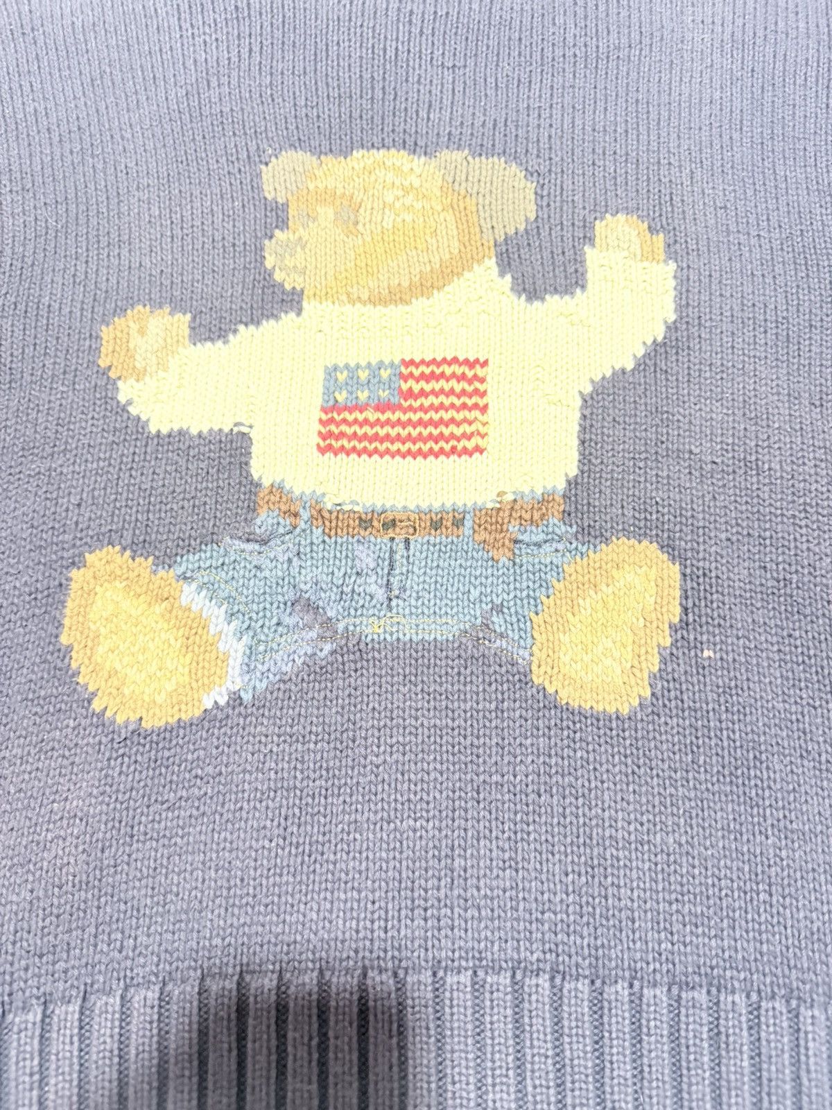 Polo Ralph Lauren Polo Ralph Lauren Hand Knit Polo Bear Sweater Size US M / EU 48-50 / 2 - 4 Thumbnail