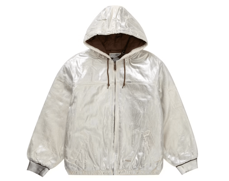 Supreme MM6 Maison Margiela Foil Hooded Work Jacket Natural | Grailed