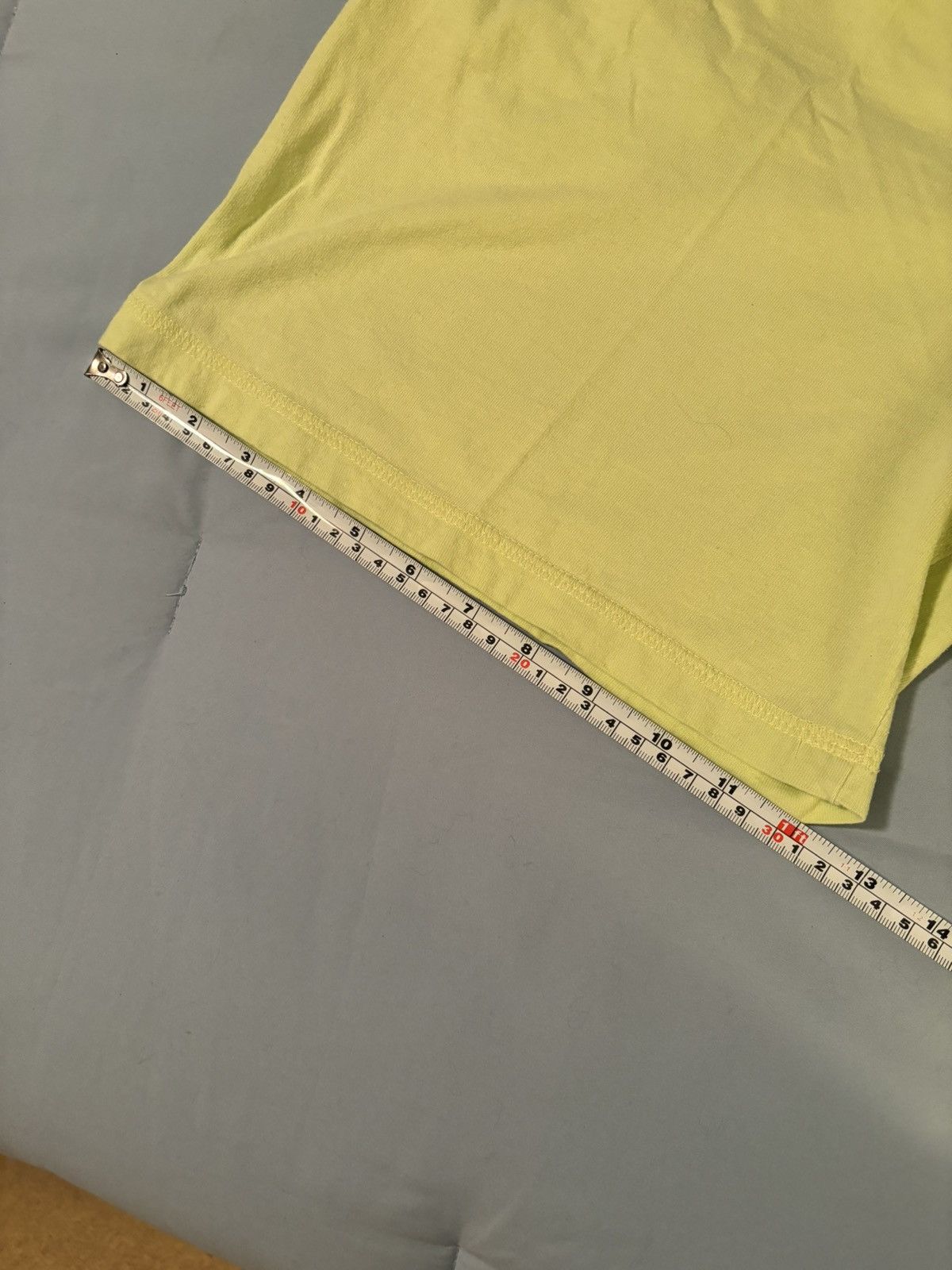 Designer × Vintage Chartreuse Cotton EVR Elastic Waistband Shorts POCKETS! Size 25" / US 0 / IT 36 - 6 Thumbnail