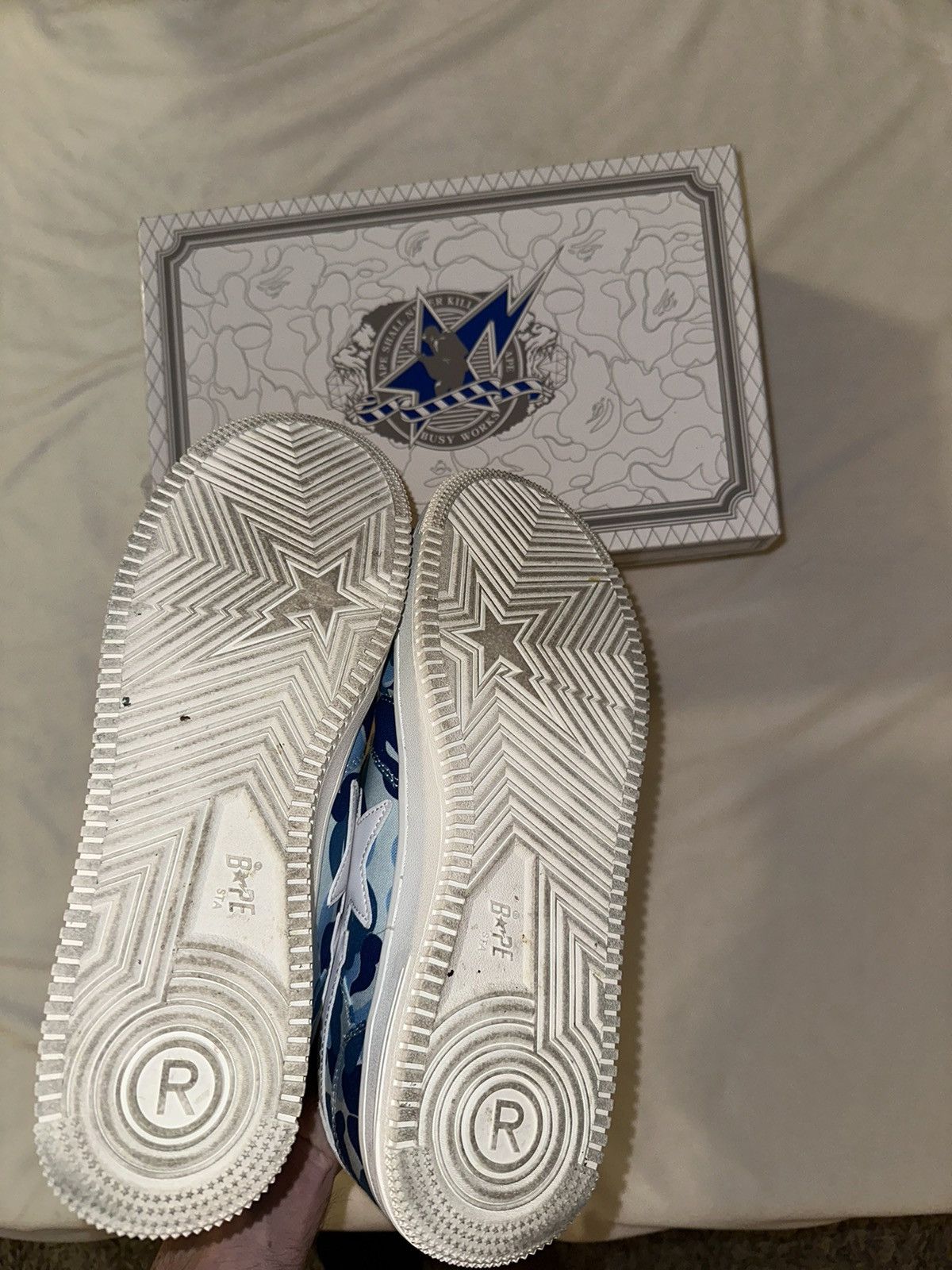 Bape ABC CAMO BAPESTA Size US 13 / EU 46 - 4 Thumbnail
