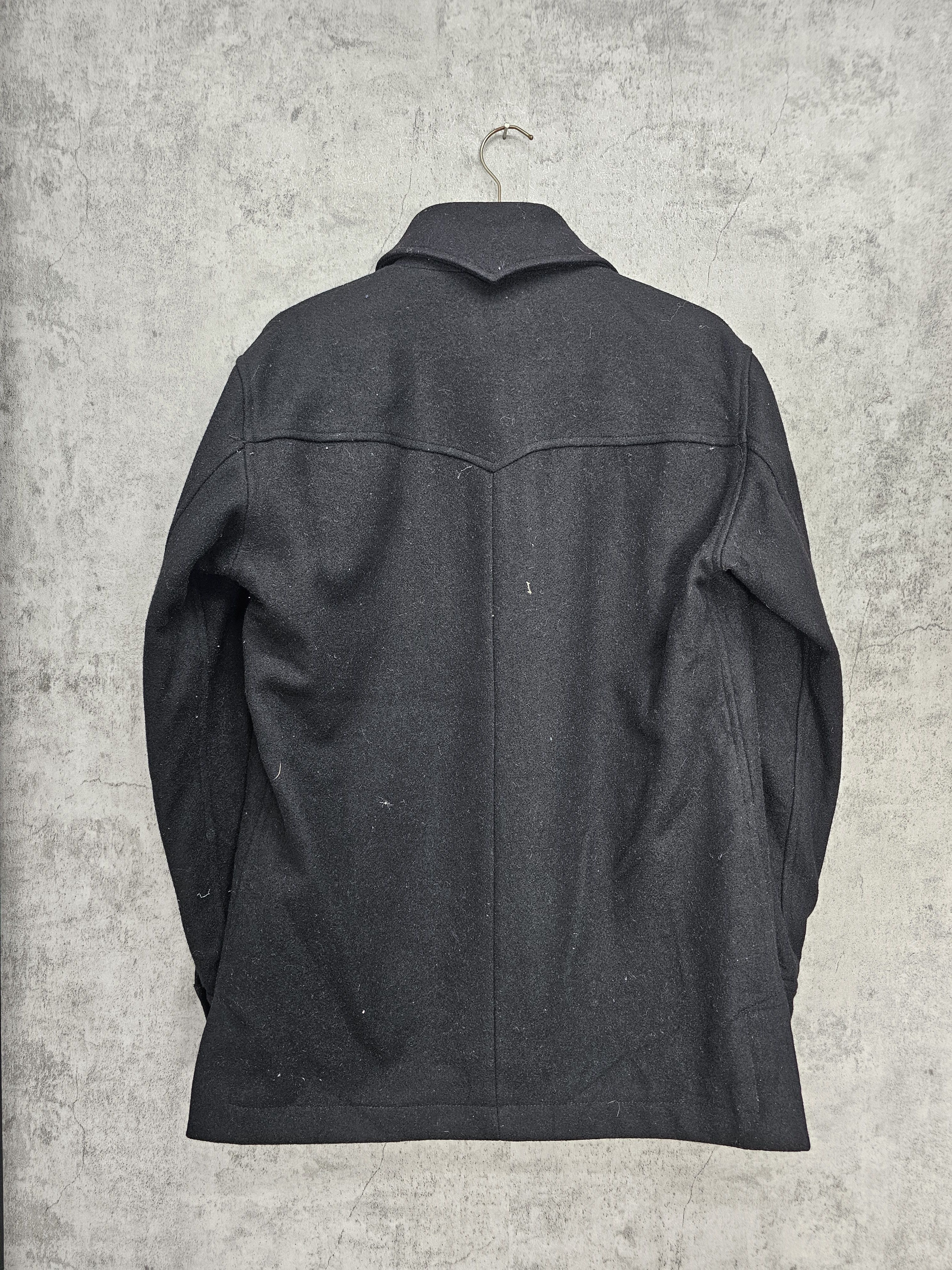 Christophe Lemaire Vintage CHRISTOPHE LEMAIRE Winter Black Wool Jacket J0091 Size US L / EU 52-54 / 3 - 2 Thumbnail