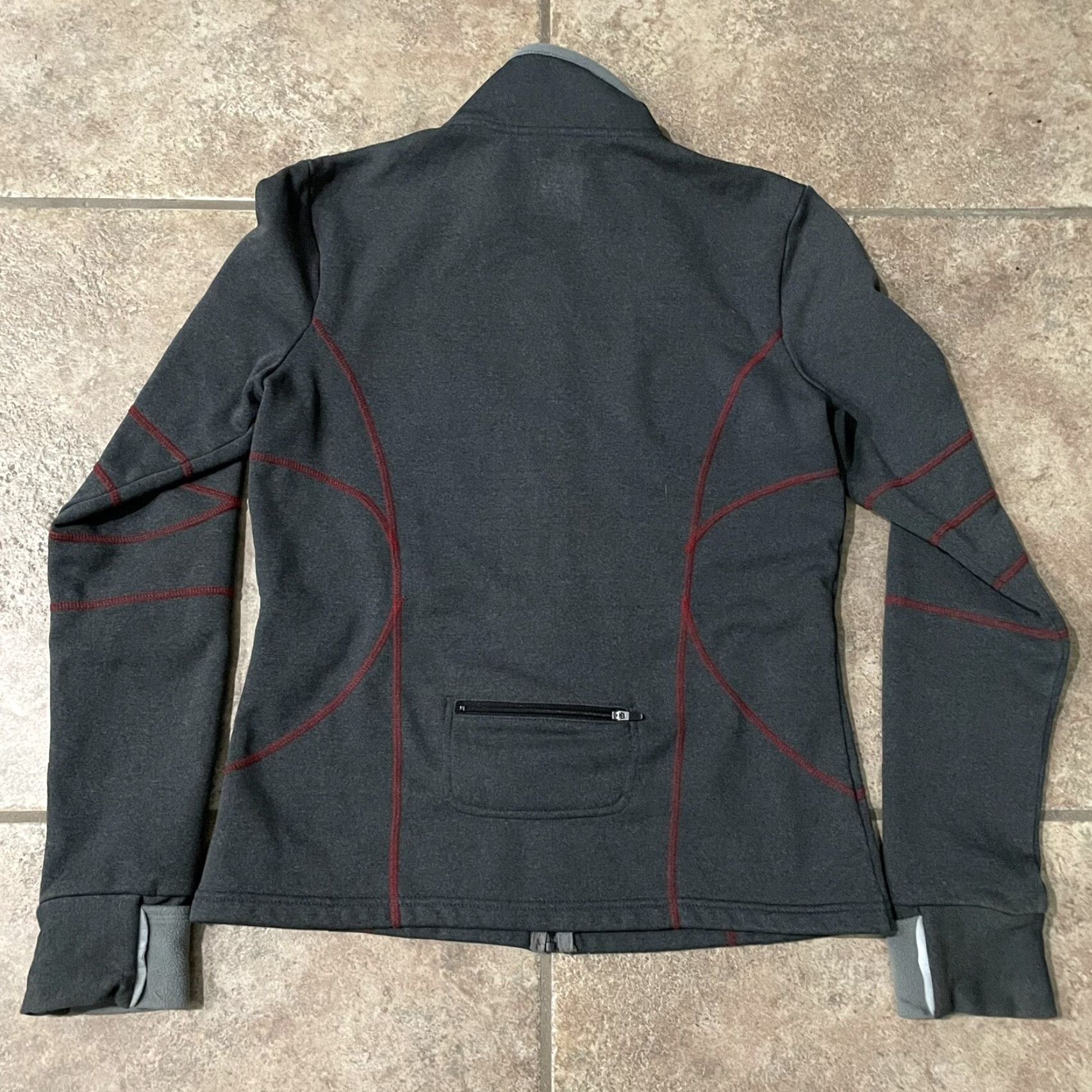 Athleta Athleta Jacket Womens Size S Gray Long Sleeve Zip-Up Activewear Basic Jacket Size S / US 4 / IT 40 - 5 Thumbnail