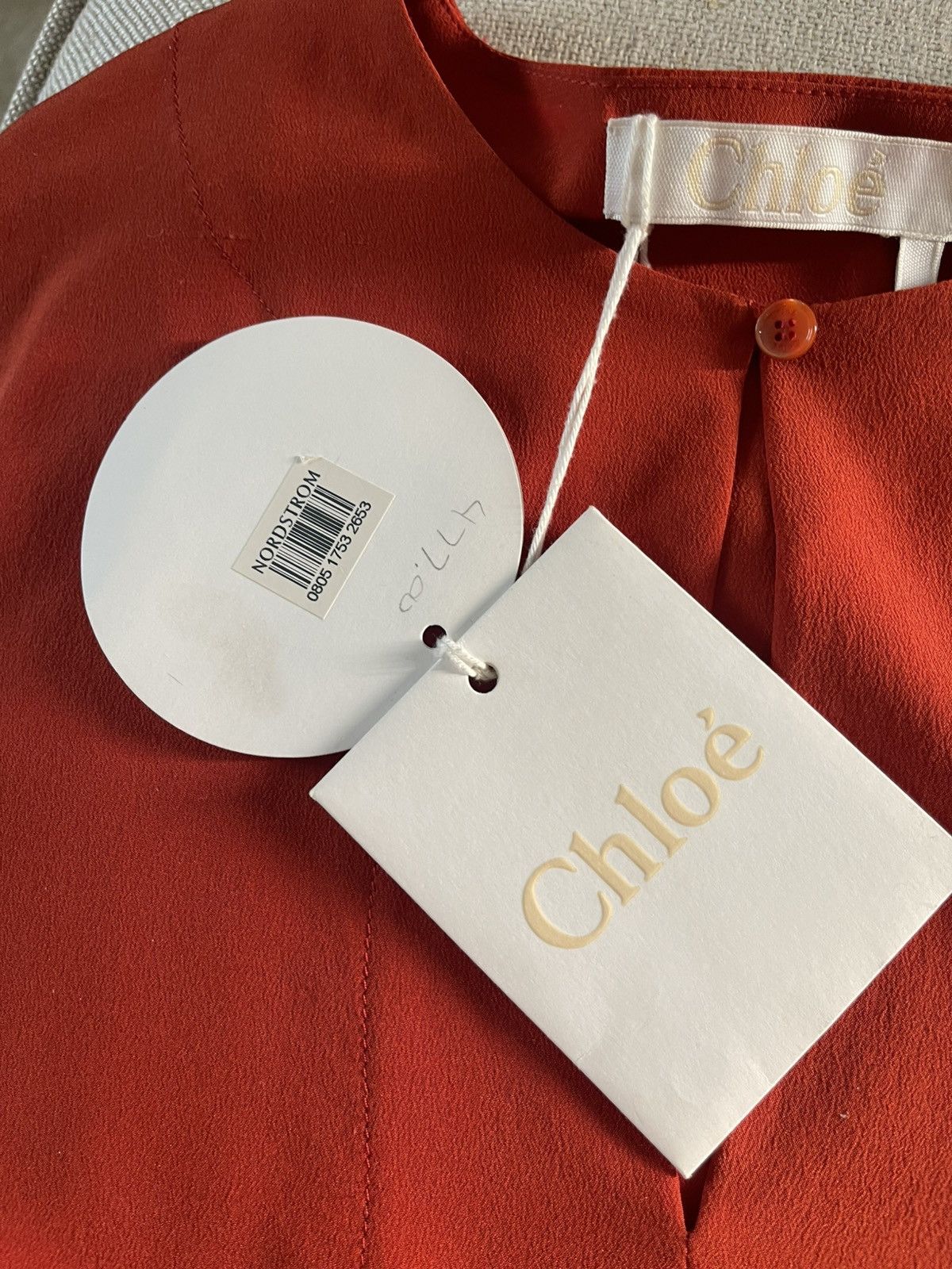 Chloe Chloe silk blouse 38 NWT $750 Size S / US 4 / IT 40 - 3 Thumbnail