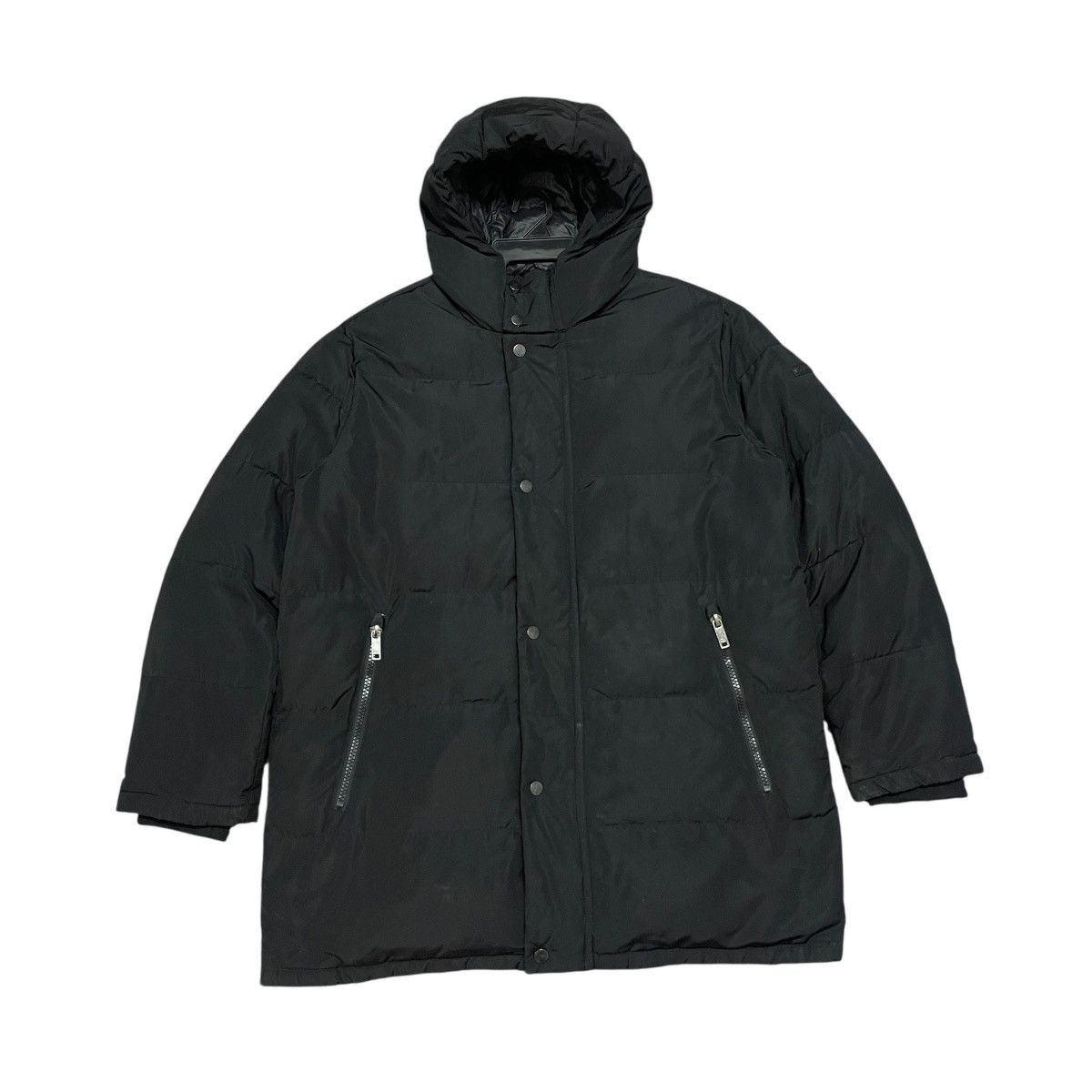 DKNY DKNY Hooded Quilted Parka Down Puffer Jacket Size US L / EU 52-54 / 3 - 1 Thumbnail