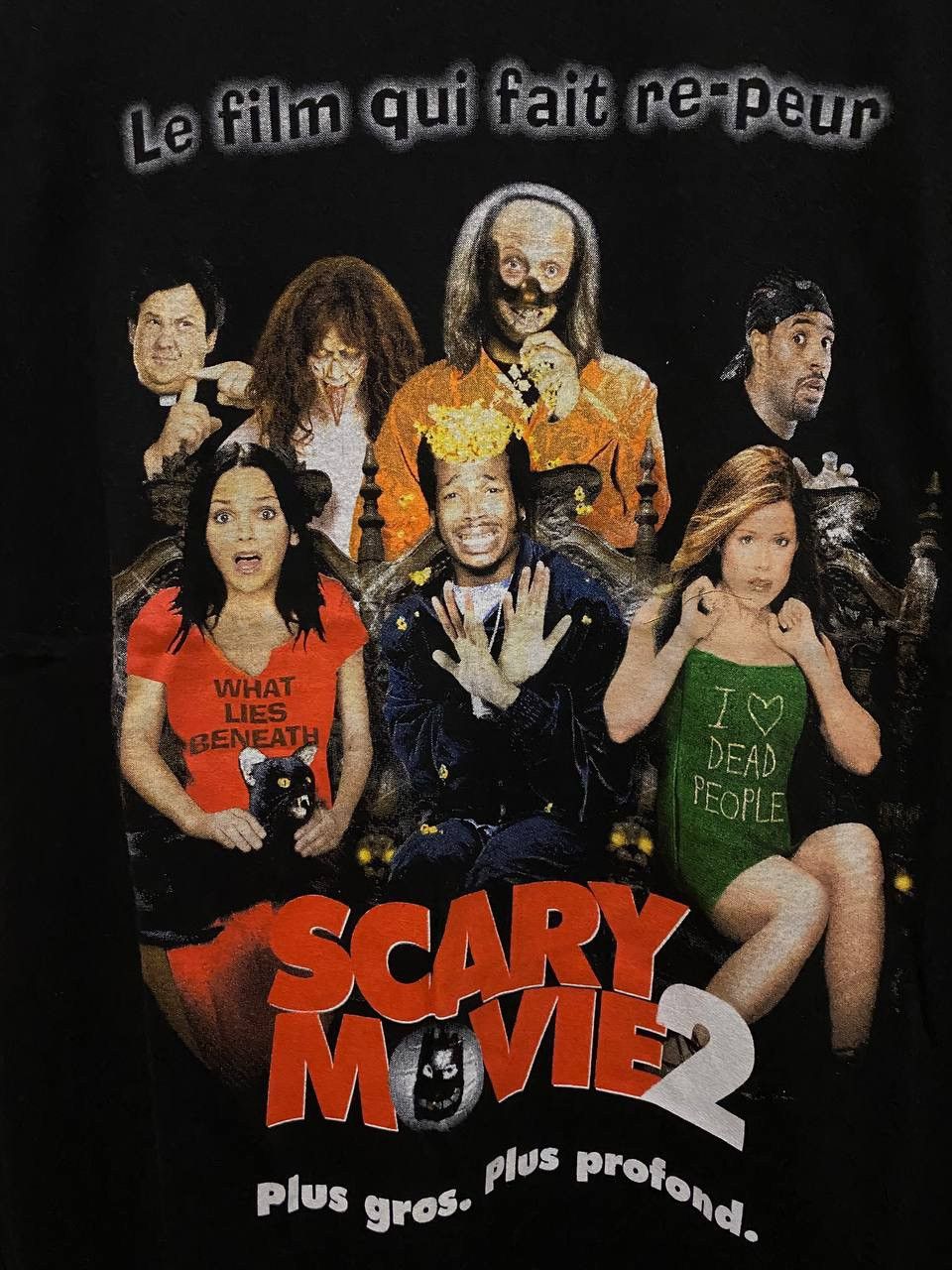 Vintage Vintage 00s Scary Movie Horror Tees Shirt Rare Size US M / EU 48-50 / 2 - 5 Thumbnail