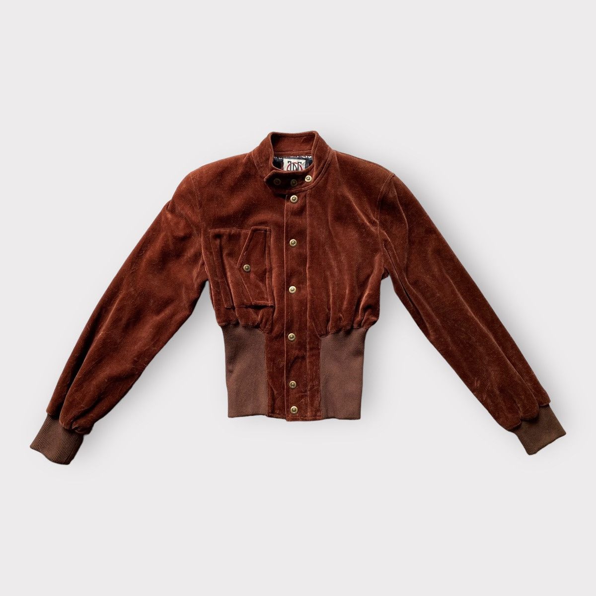 Jean Paul Gaultier Vintage JPG Velour Jacket Size S / US 4 / IT 40 - 1 Thumbnail