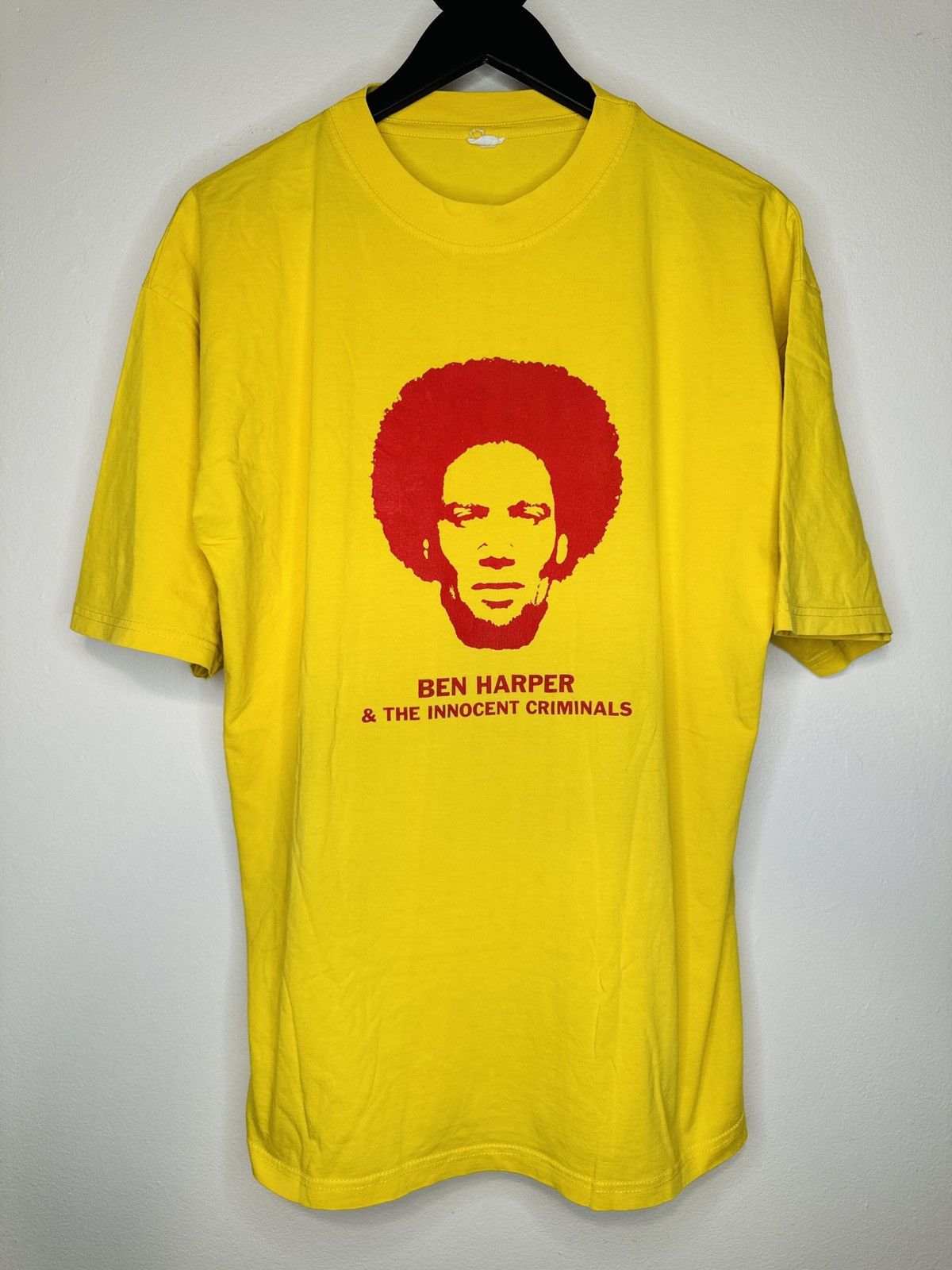 Band Tees Ben Harper & The Innocent Criminals 1997 European Tour Tee Size US XL / EU 56 / 4 - 1 Thumbnail