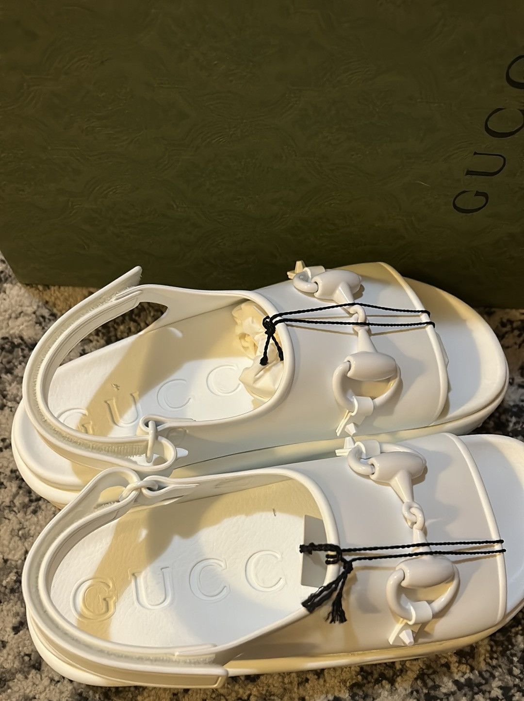 Gucci Gucci Horsebit Flatform Sandal White size 40 Size US 10 / IT 40 - 4 Thumbnail