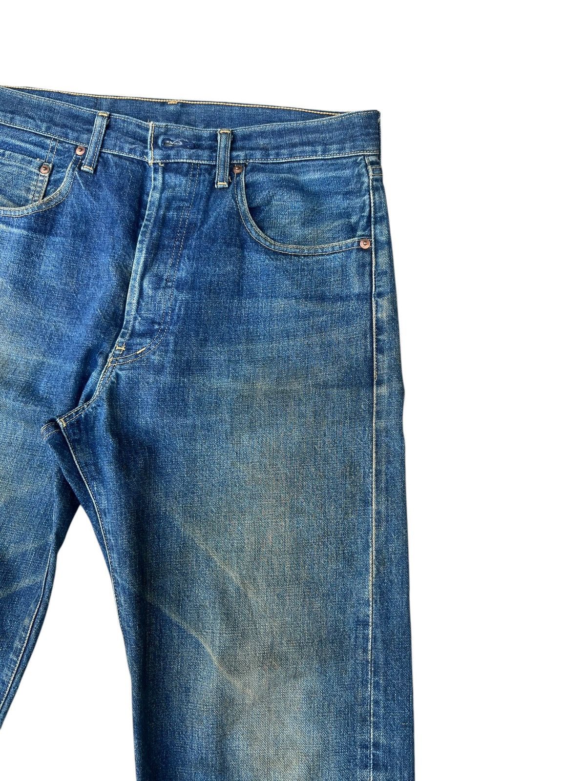 Levi's VTG 1994 Levi’s 503B XX Big E Dirty Mud Denim Selvedge Jeans Size US 34 / EU 50 - 7 Thumbnail