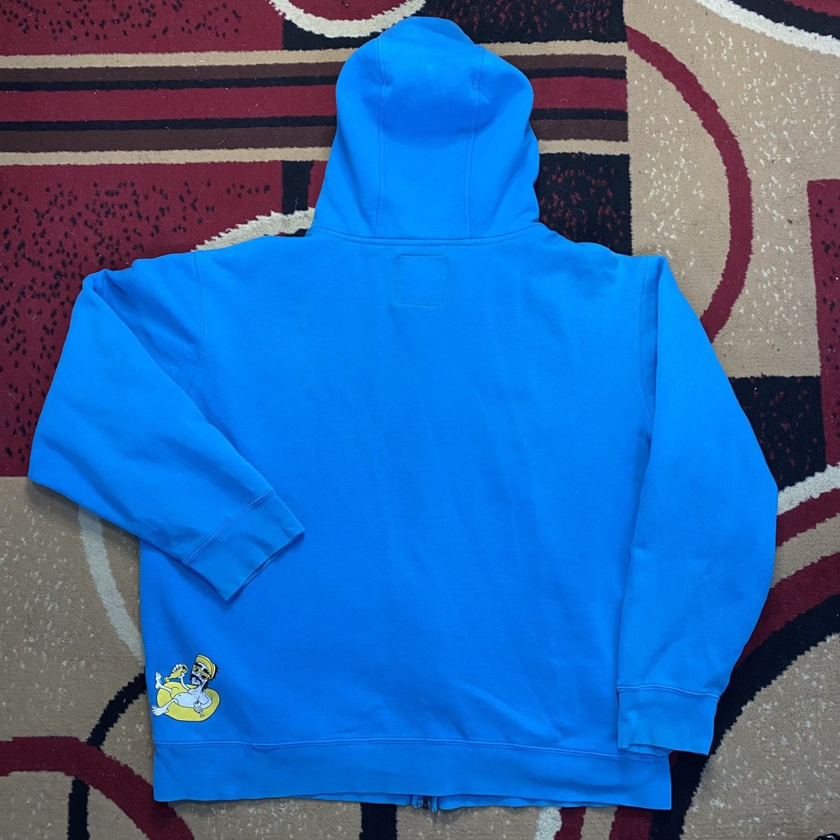 Burton Y2K Style Burton Dominan Aqua Blue Hoodie Size US XL / EU 56 / 4 - 6 Thumbnail
