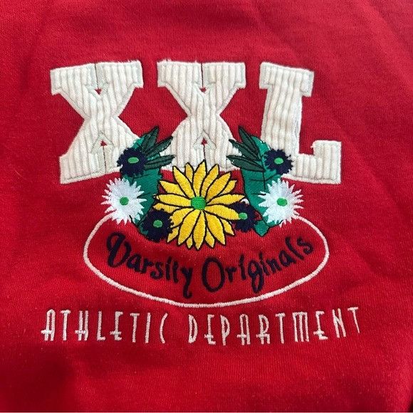 Other Vintage Embroidered Athletic Red Graphic Women's Crewneck Sw Size XL / US 12-14 / IT 48-50 - 3 Thumbnail