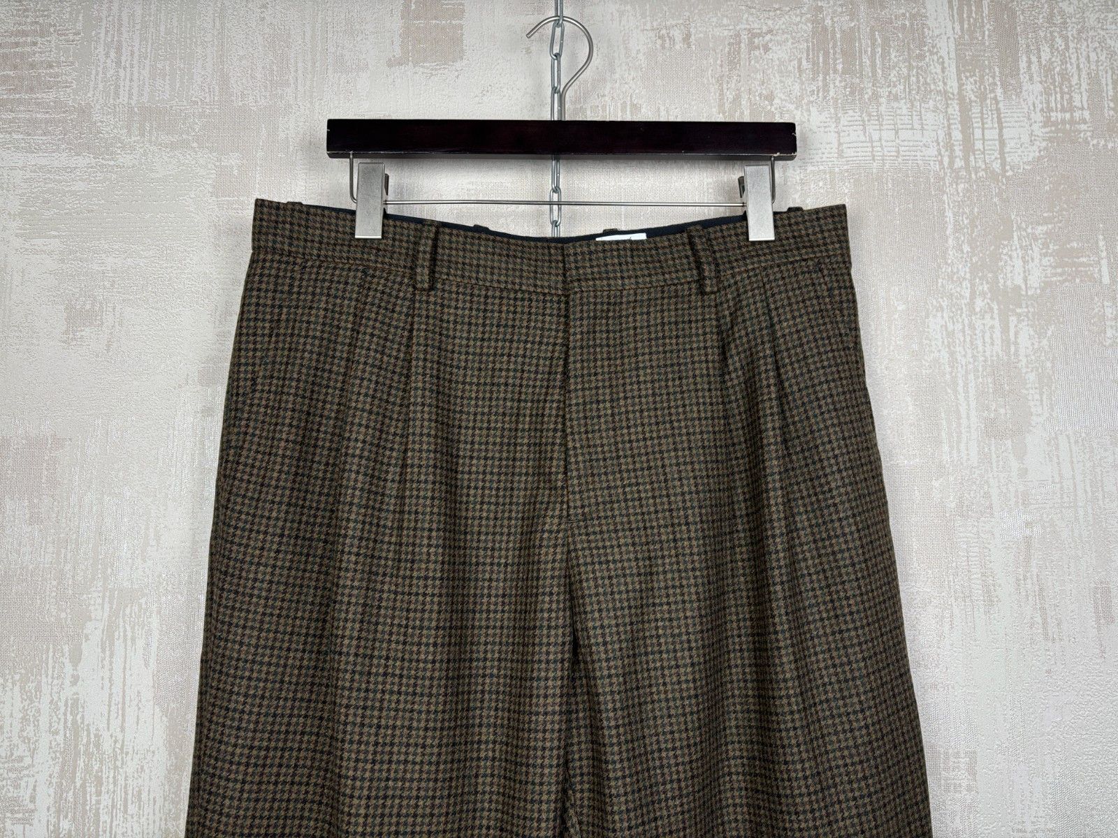 H&M H&M Edition by John Boyega Houndstooth Wool Blend Pants Size US 36 / EU 52 - 3 Thumbnail