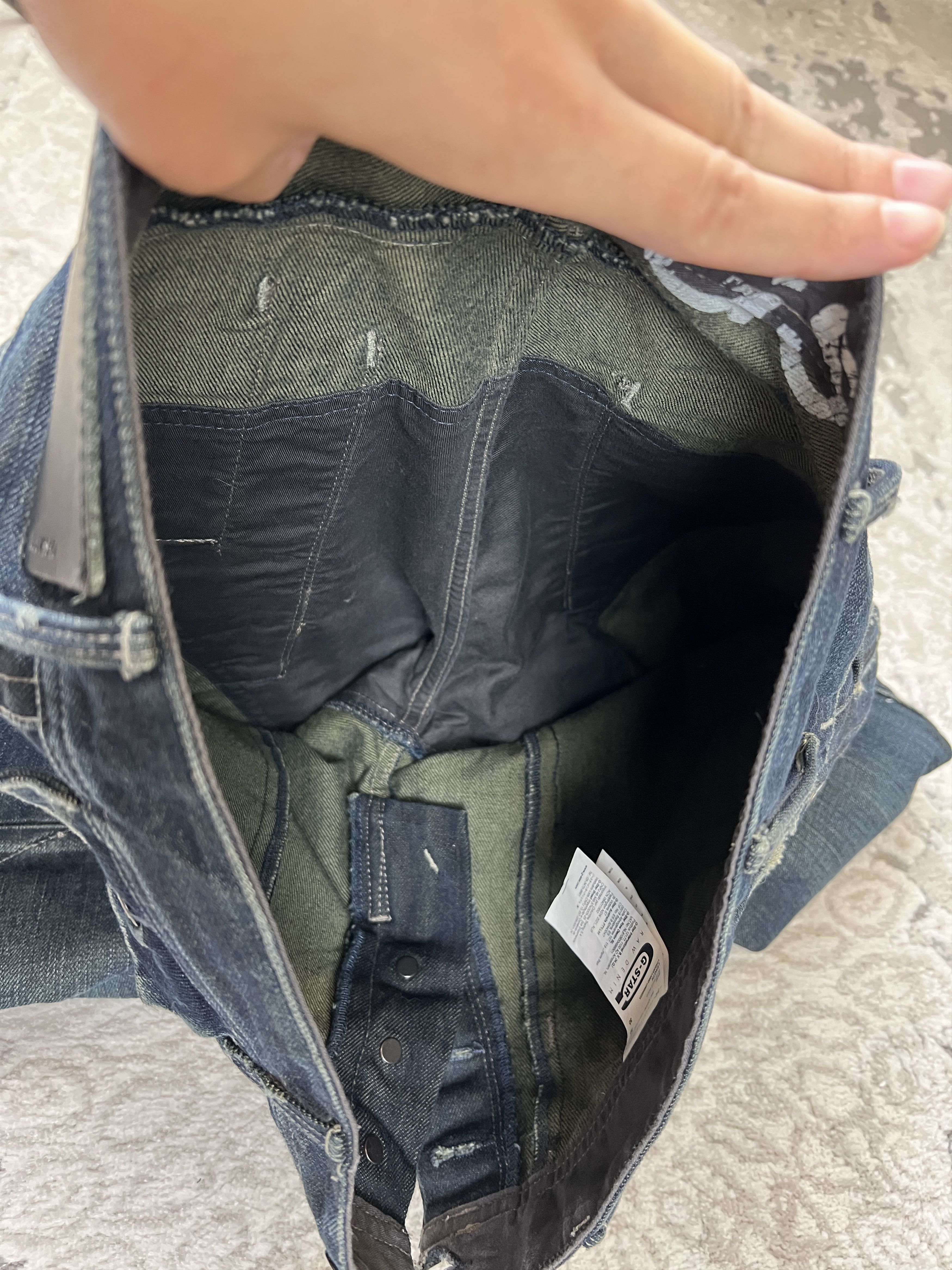 G-Star G-Star RAW Navy Jack Loose Tapered Jeans - Raw Denim 32 Size US 32 / EU 48 - 14 Thumbnail
