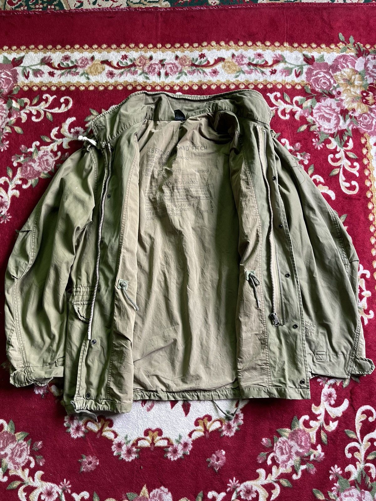 Abercrombie & Fitch Vintage Abercrombie Fitch Military Jacket Size US L / EU 52-54 / 3 - 9 Thumbnail