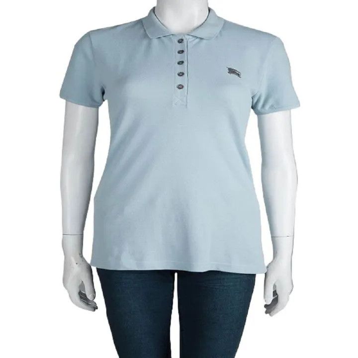 Burberry Burberry Cotton Short Sleeve Polo Shirt 0079 Size M / US 6-8 / IT 42-44 - 1 Thumbnail