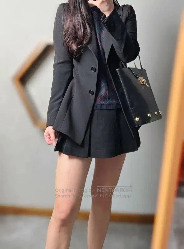 Max Mara MaxMara Black Wool Women's Blazer . Size XXS / US 00 / IT 34 - 4 Thumbnail