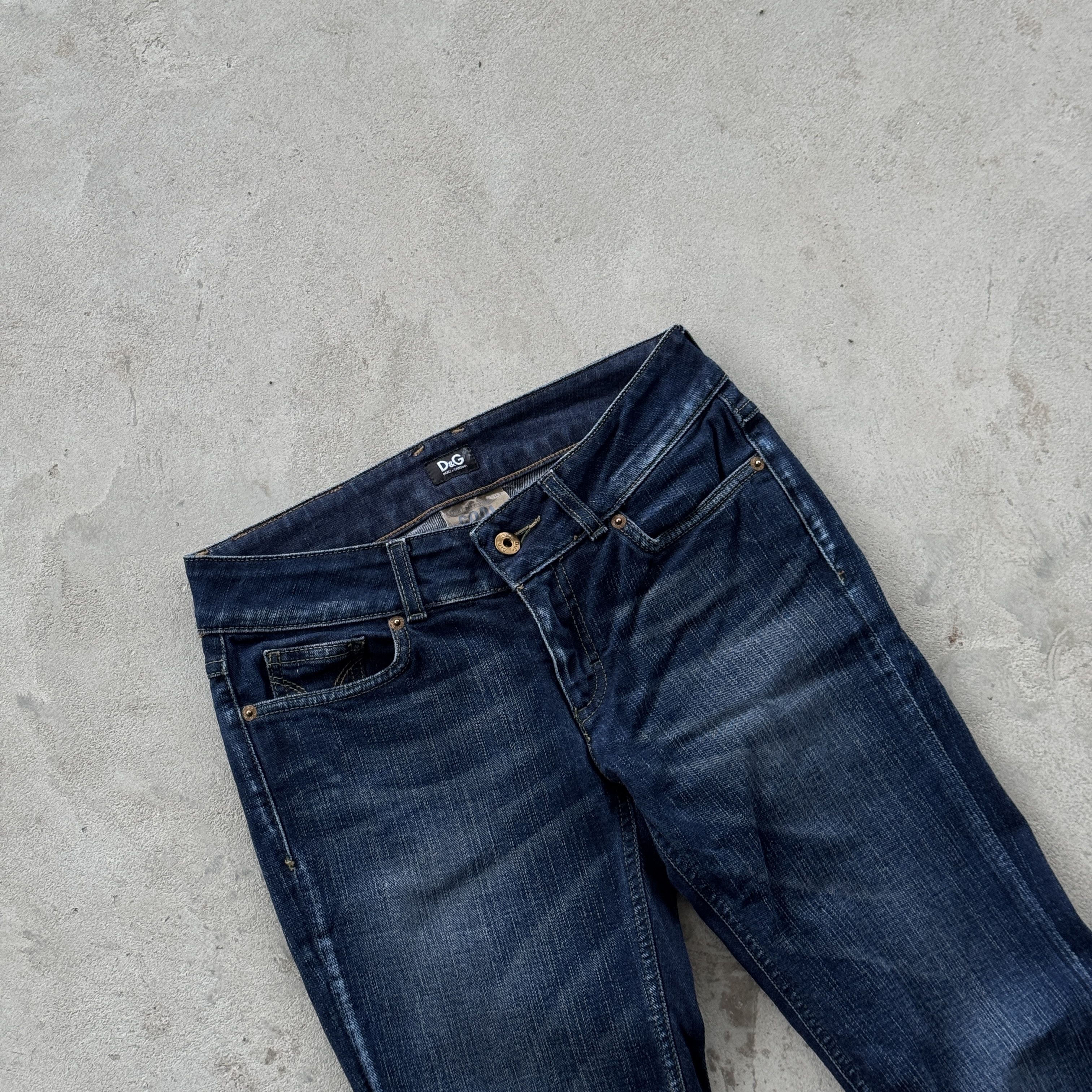 Dolce & Gabbana Vintage Dolce & Gabanna Bootcut Flared Denim Pants Size 27" / US 4 / IT 40 - 5 Thumbnail