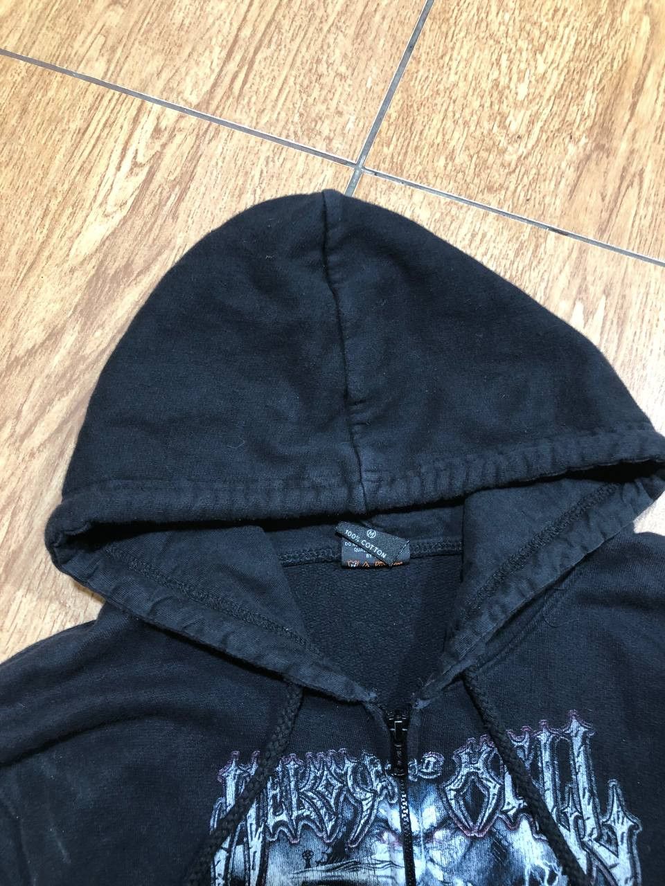 Vintage Wild Hoodie Spirit Graphic Print Motorcycle Black Sweatshirt Size US M / EU 48-50 / 2 - 10 Thumbnail