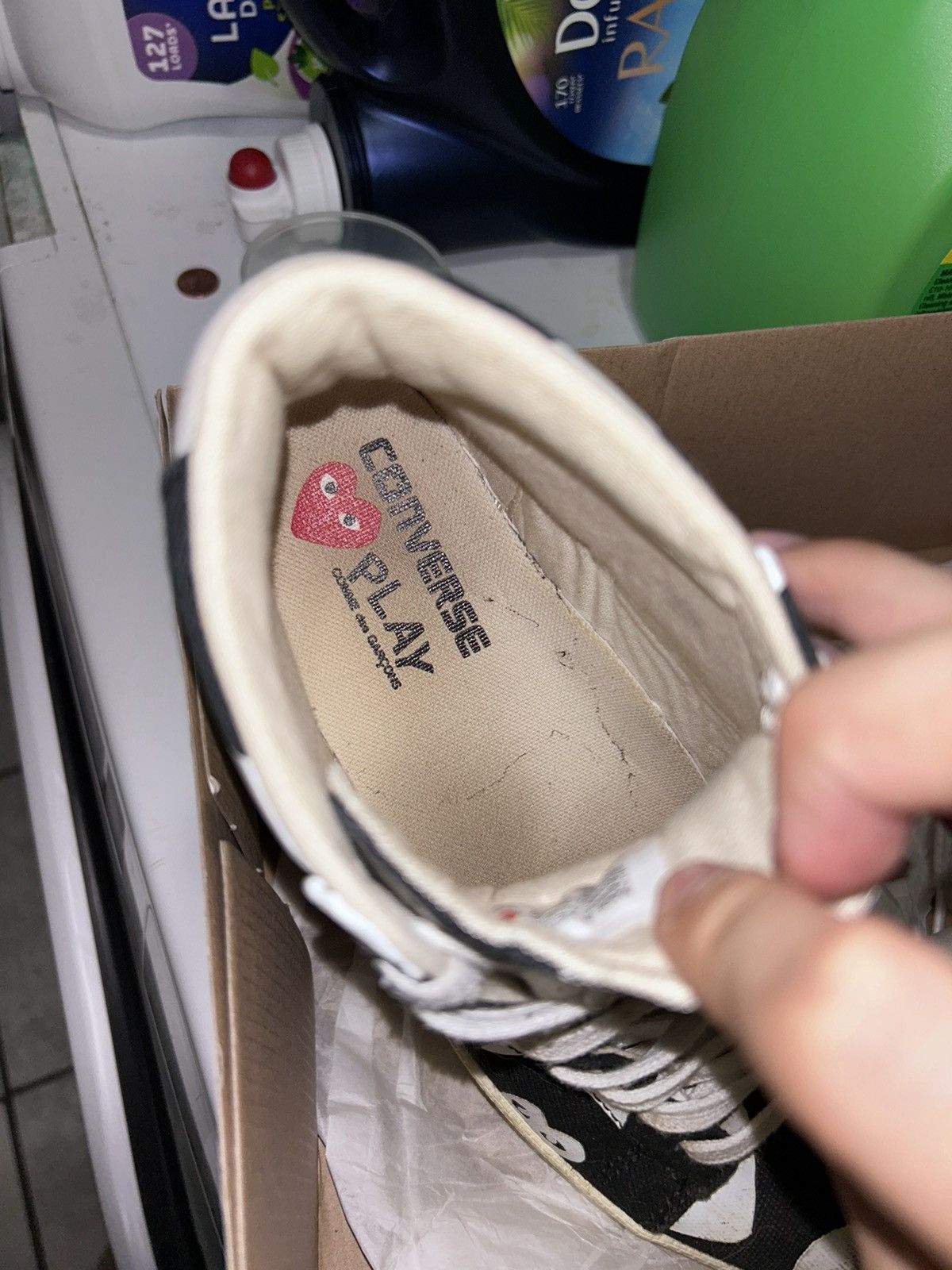 CDG by Comme des Garcons × Comme des Garcons × Comme des Garcons PLAY CDG Converse CDG Play Converse Size US 7 / EU 40 - 8 Thumbnail