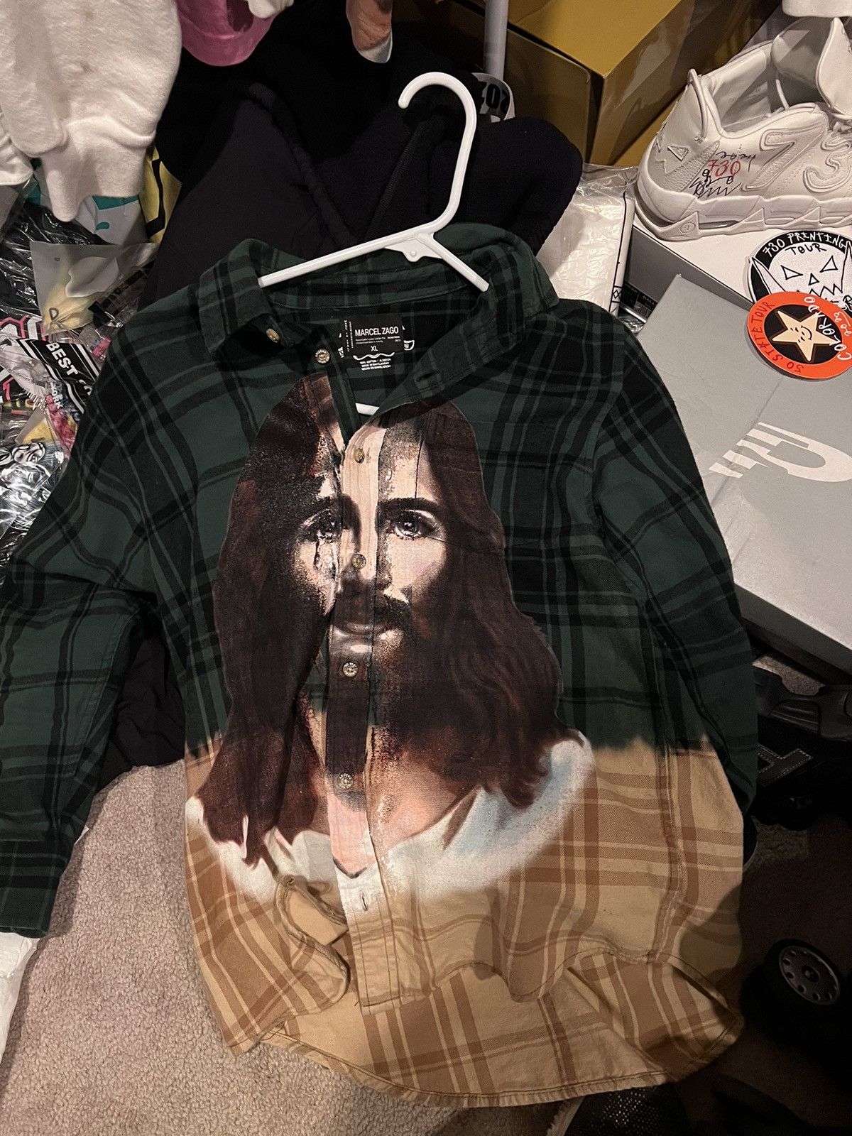 Marcel Zago Steakle V2 Green/Bleached Flannel | Marcel Zago Size US S / EU 44-46 / 1 - 5 Thumbnail