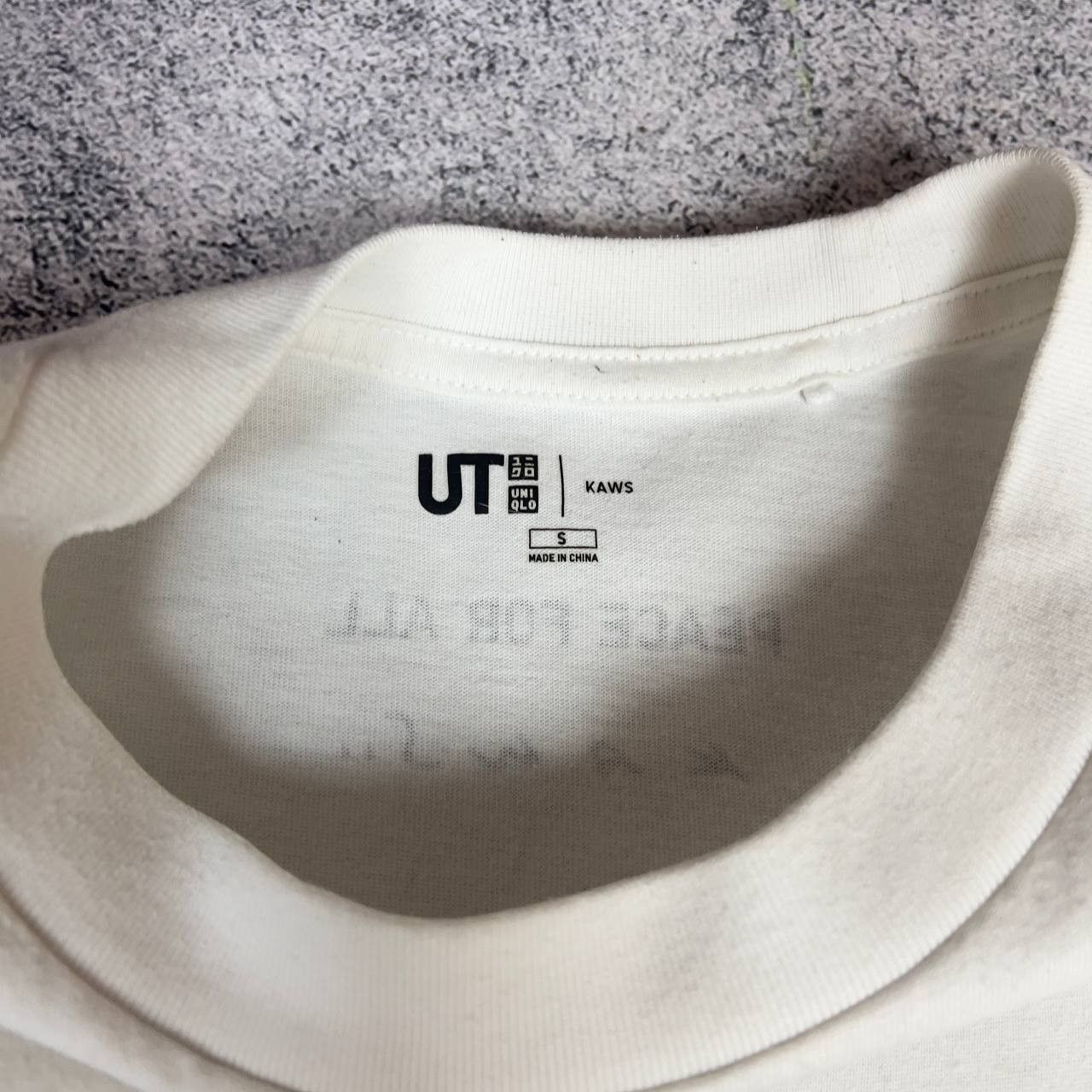 Uniqlo Uniqlo Kaws Tee Men's Size S White Cotton Short Sleeve` Size US S / EU 44-46 / 1 - 7 Thumbnail